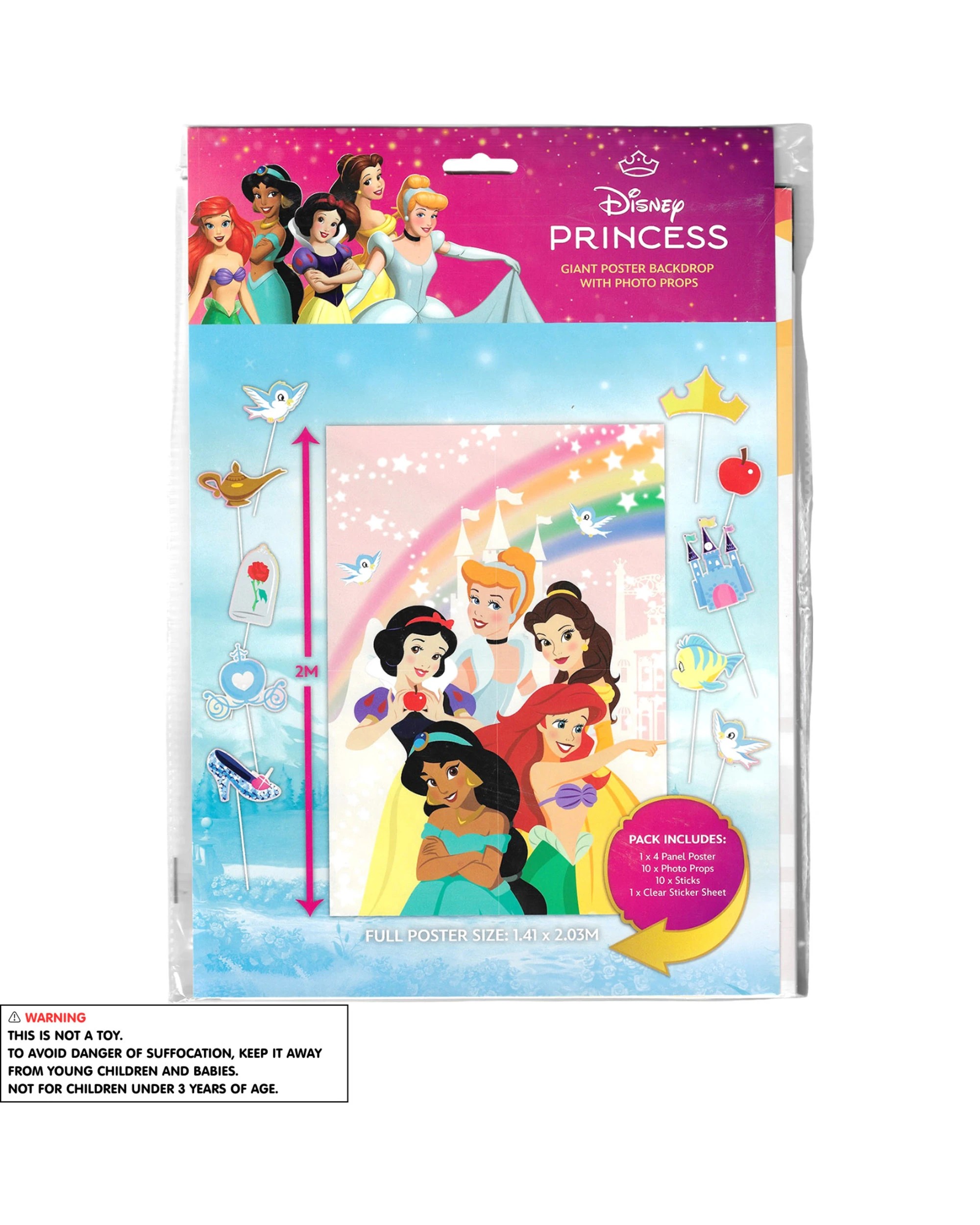 2 Disney Disney Princess Scene Setter With Photo Props, 2 of 2