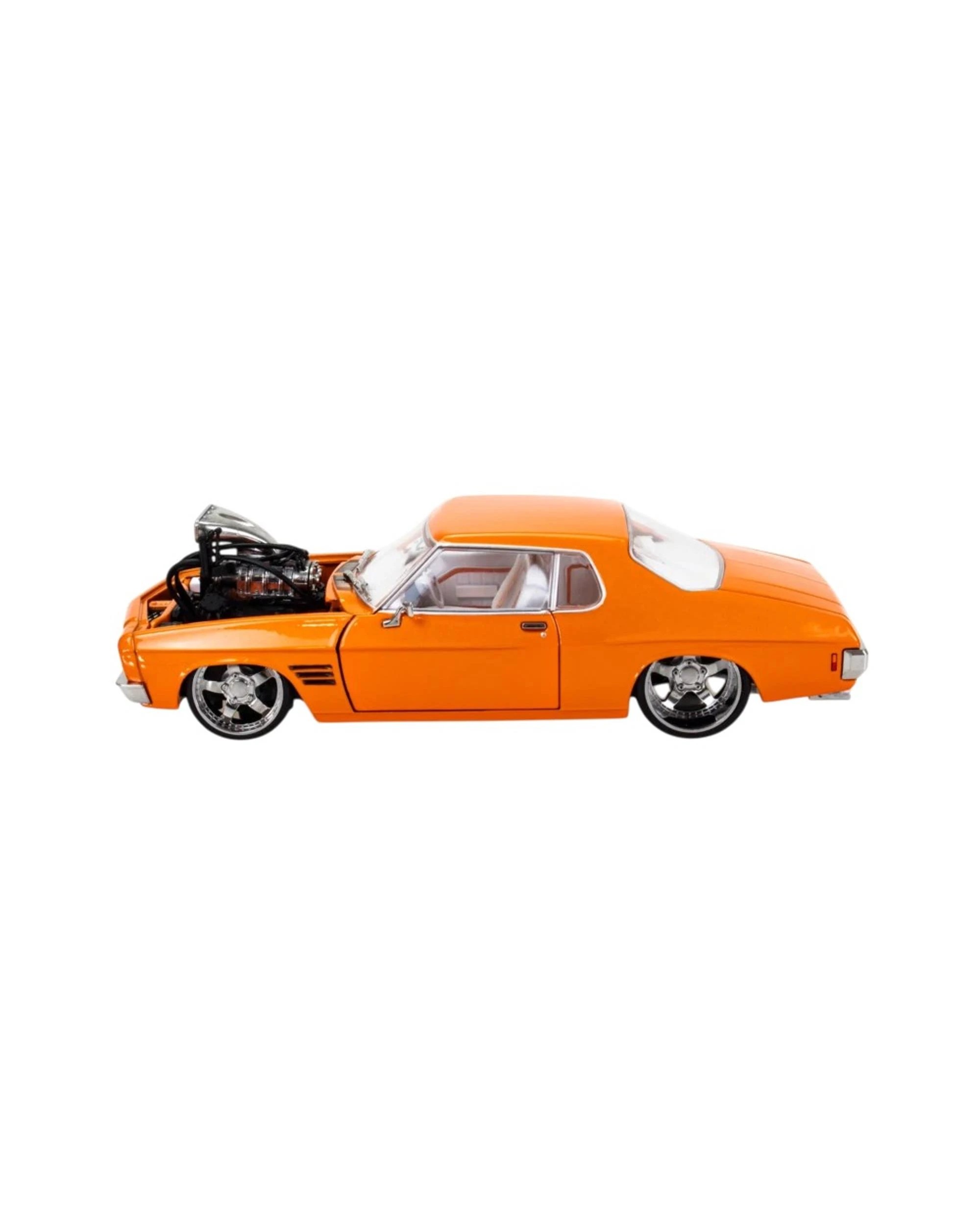 3 DDA Collectibles Holden Custom Supercharged HQ Monaro 2 Door Orange 1:24 Scale Diecast Vehicle, 3 of 4