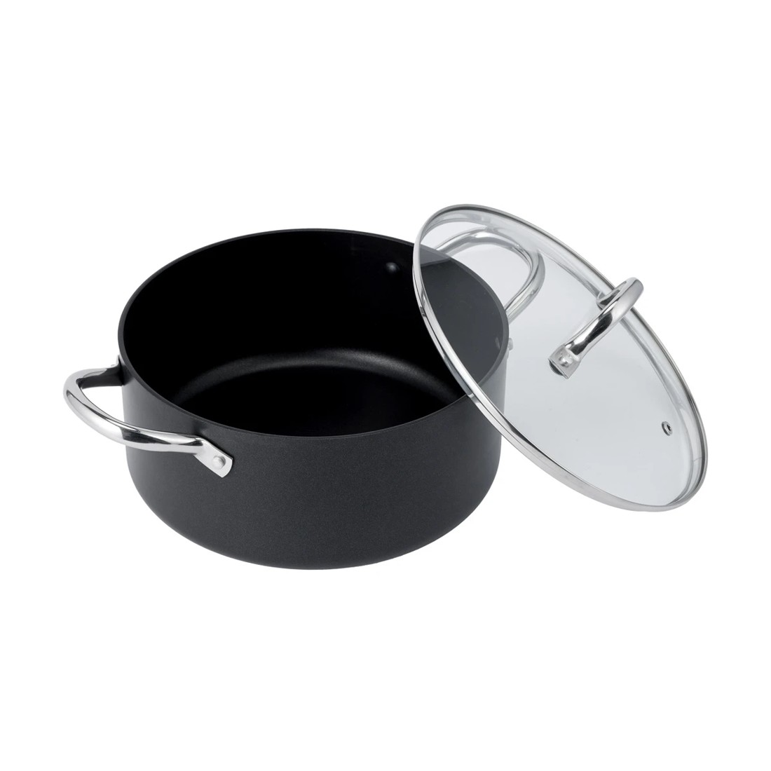 2 24cm Hard Anodised Non-Stick Casserole, 2 of 6