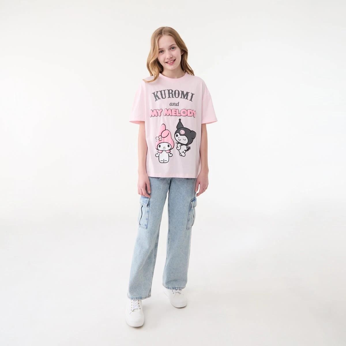 5 Kuromi and My Melody License Oversized T-shirt KUROMI AND MY MELODY, 5 of 6