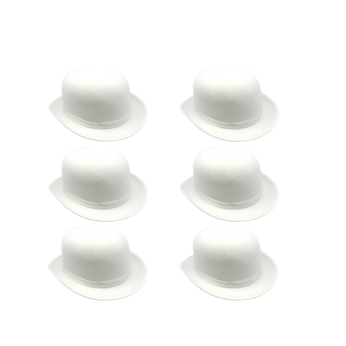 1 BR Costumes Bowler Hat for Fancy Dress and Costume Parties - Pack of 6, 1 of 5