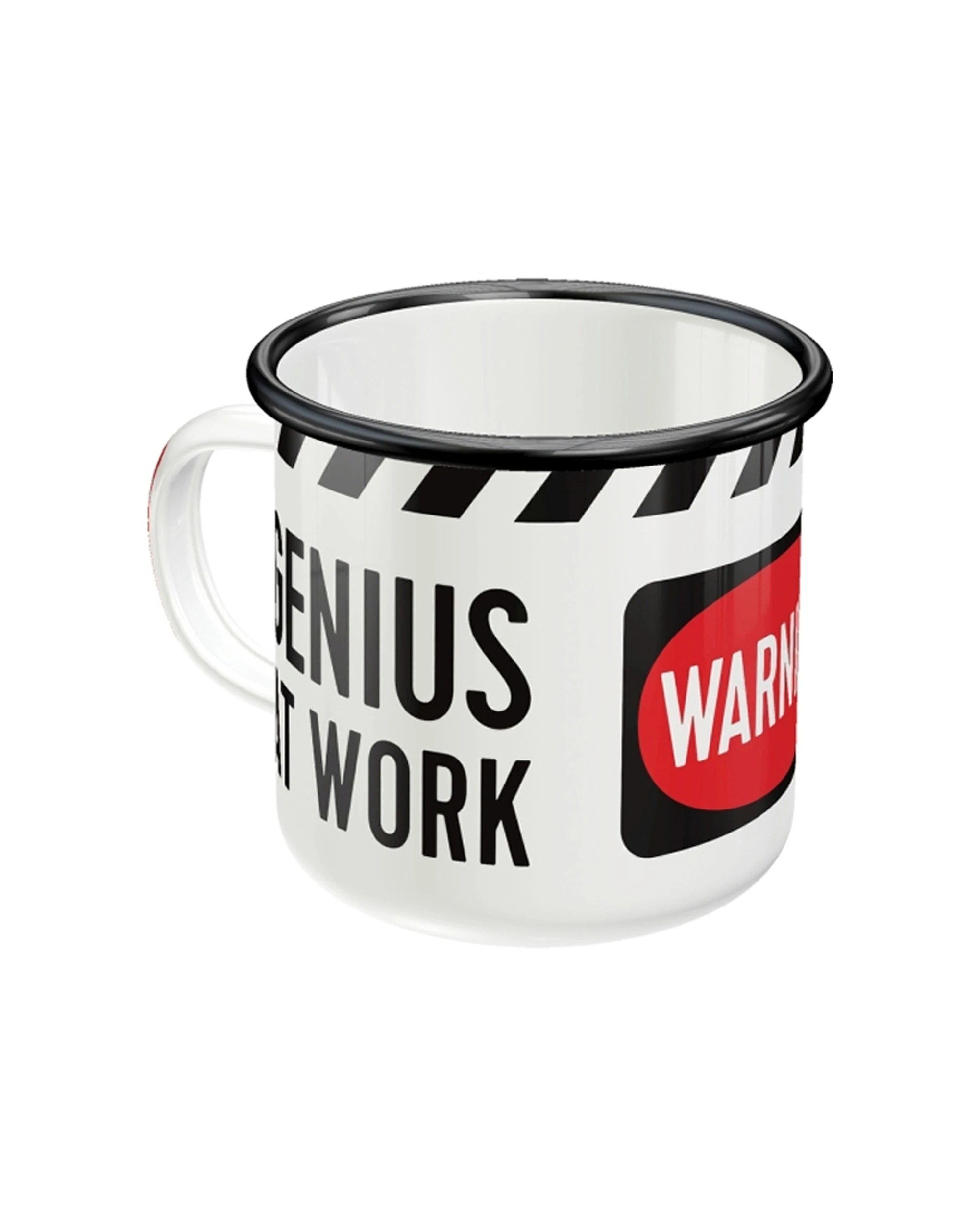 1 Nostalgic-Art Enamel Mug 360ml Mug -  Genius at Work - Multi, 1 of 4