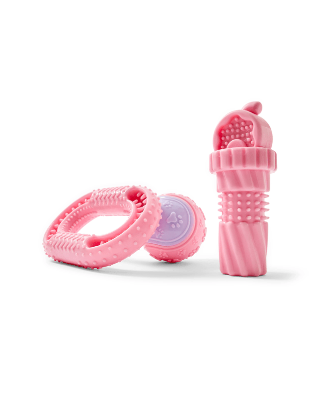 3 Pack Pet Toy Puppy - 