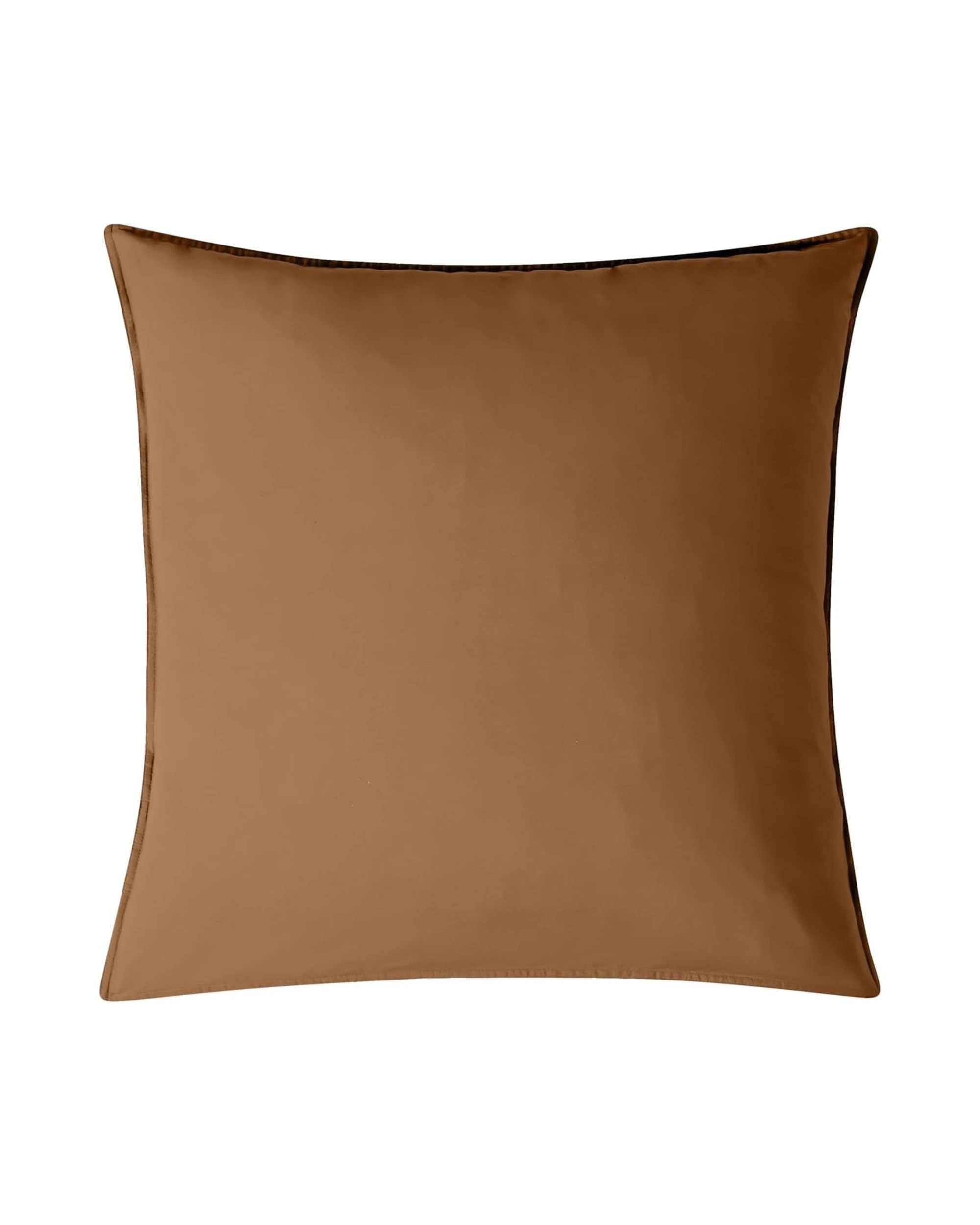 1 Gioia Casa Vintage Washed Cotton European Pillowcases Hypoallergenic - Rust, 1 of 1