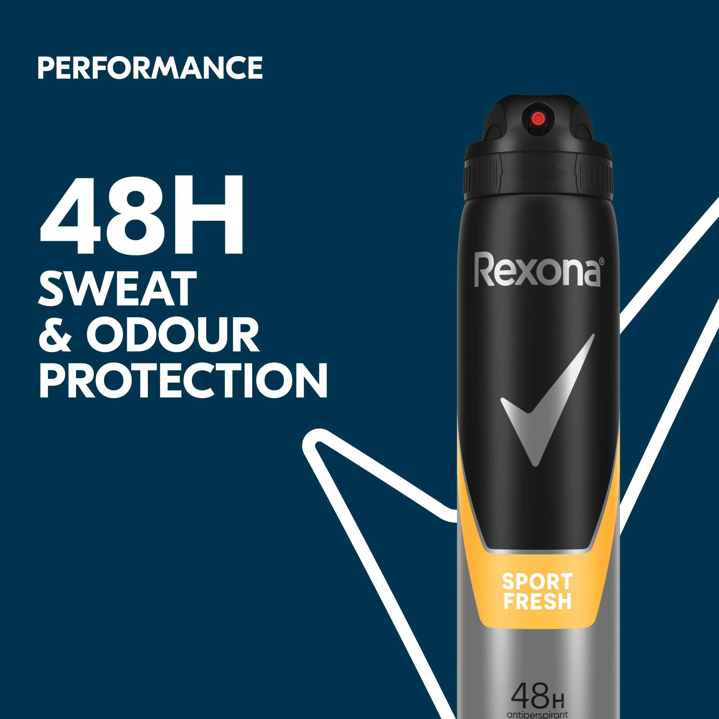 4 Rexona Men Sport Fresh 48-Hour Antiperspirant Deodorant 250ml, 4 of 6