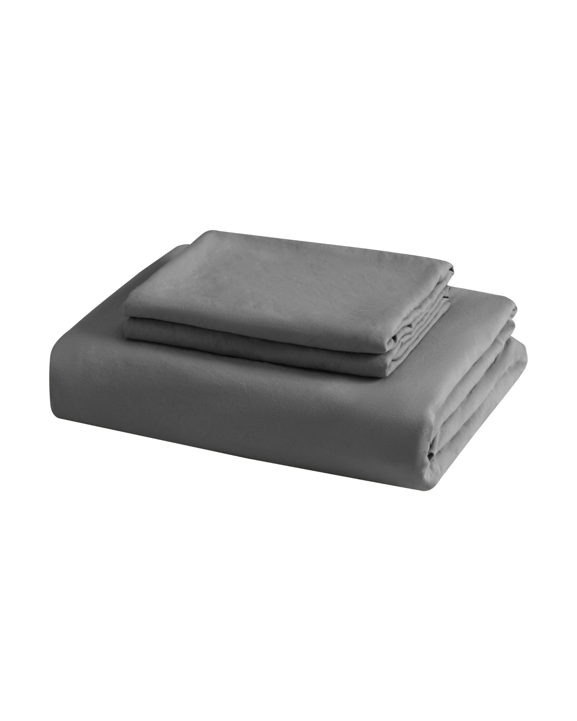 7 Dreamaker Superfine Washed Microfibre Quilt Cover Set - Double Bed - Charcoal, 7 of 7