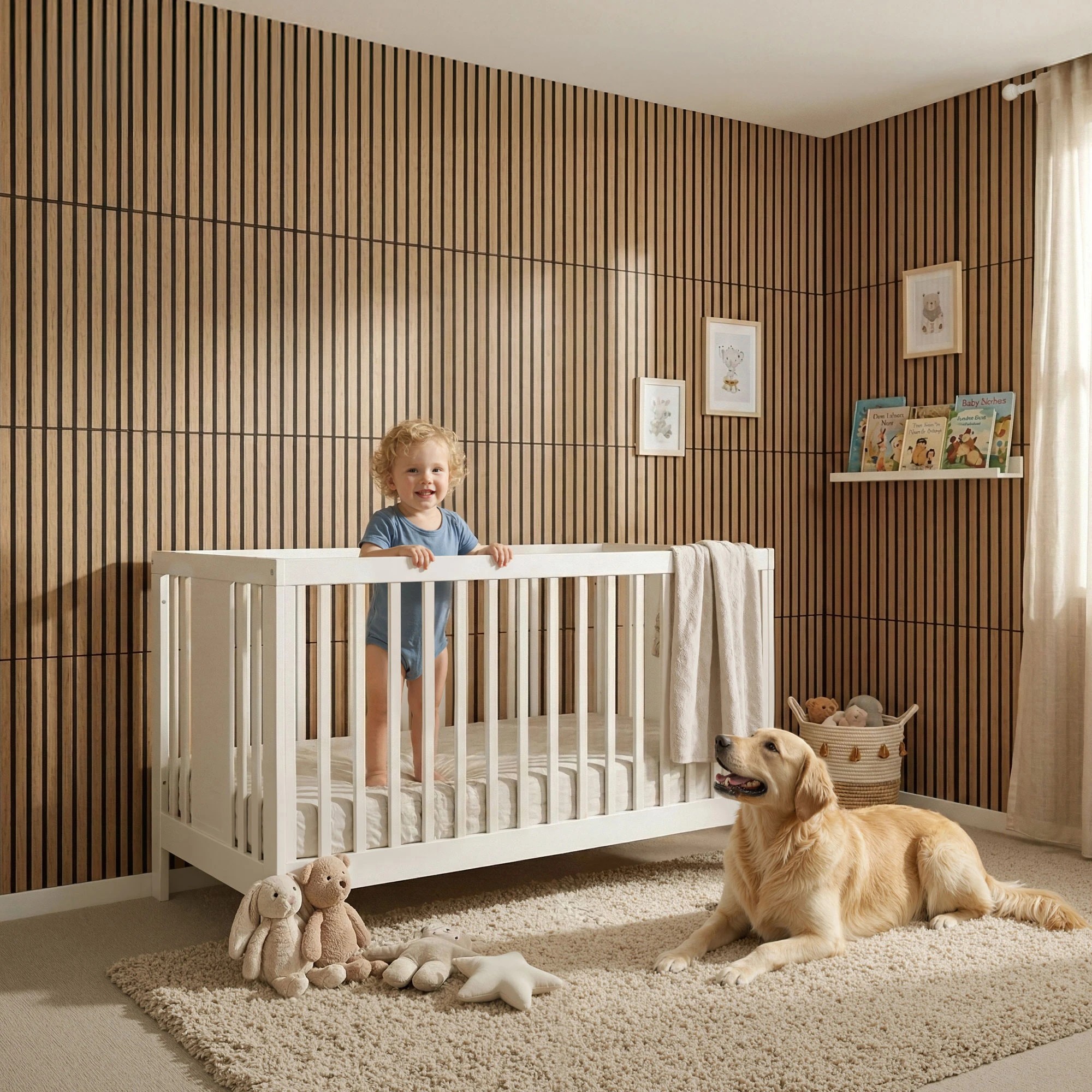 5 Artiss 10PCS Peel and Stick Wall Panels Tiles 68X68CM Self Adhesive for Home Office - Brown, 5 of 7