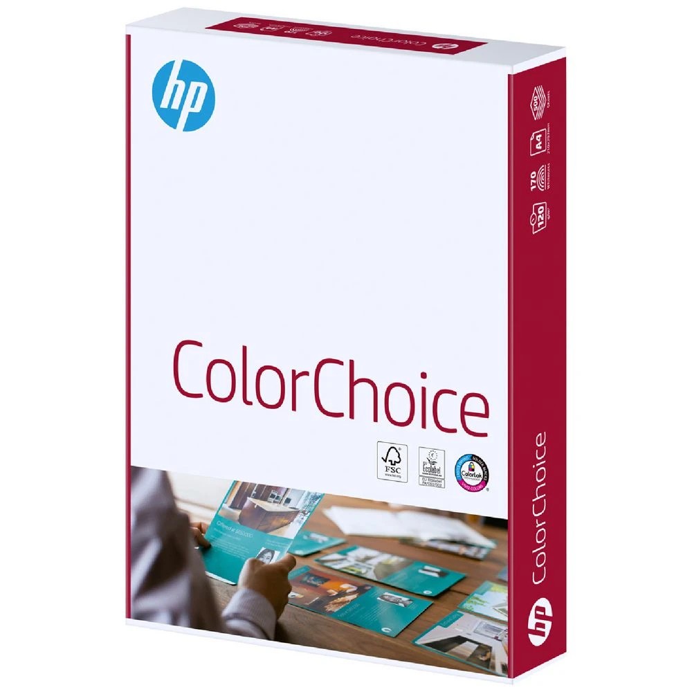 1 HP Color Choice 120gsm A4 Paper 250 Sheet Pack, 1 of 2