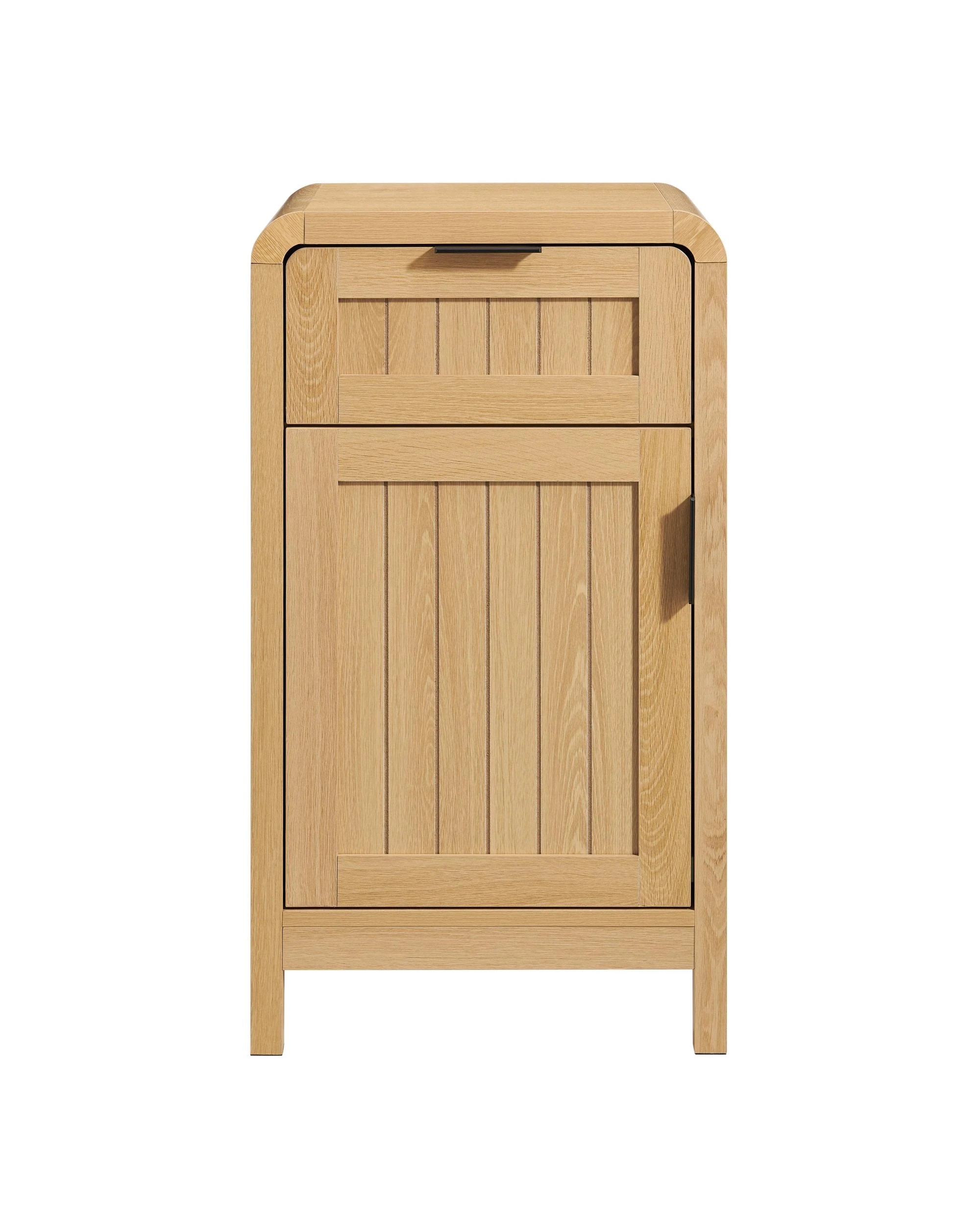 4 Kodu Bedside Cabinet 1 Drawer 1 Door - Natural, 4 of 9