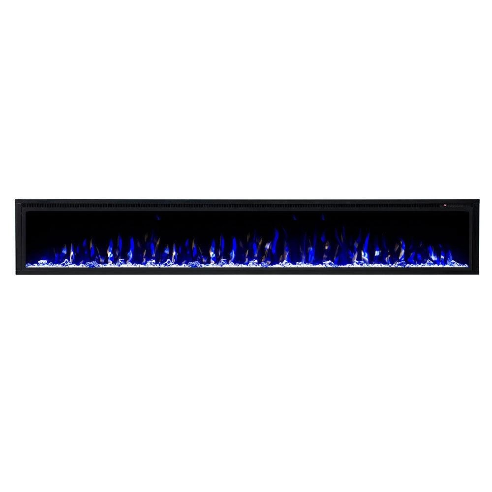 6 Moda Living Concerto 100 inch Electric Fireplace - Black, 6 of 7