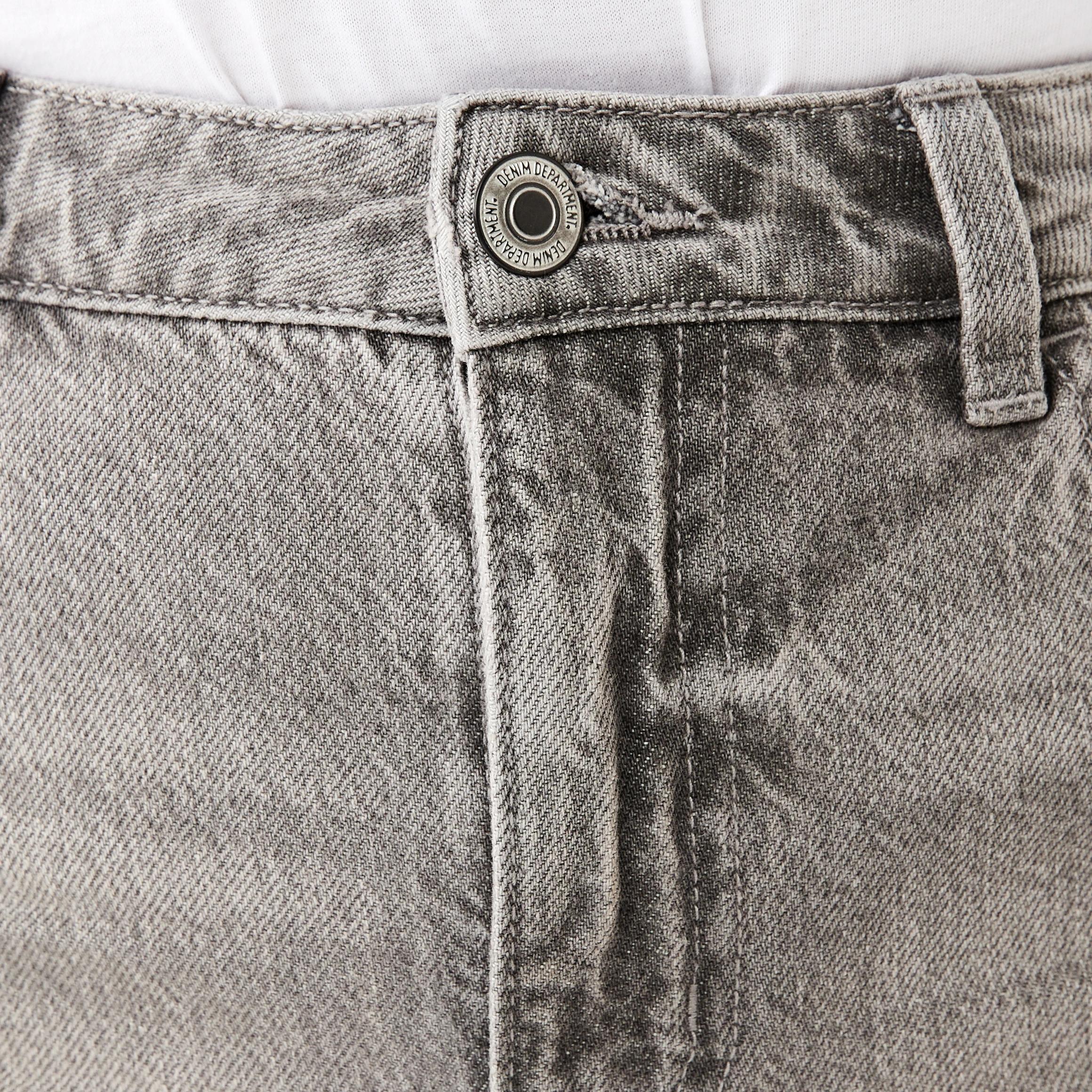 5 Wide Leg Raw Hem Jeans FADED TAUPE, 5 of 9