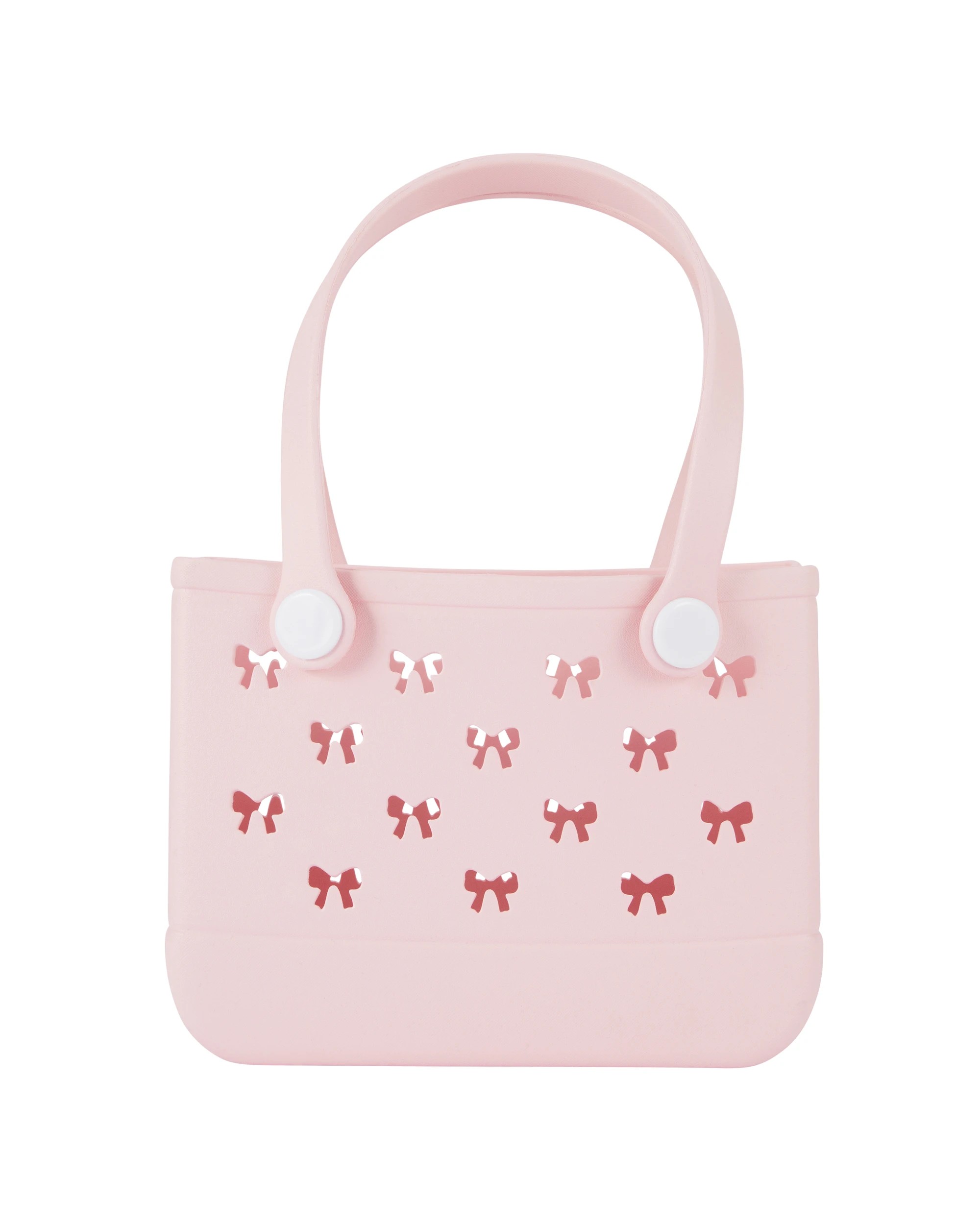 1 Mini EVA Tote - Pink Bow, 1 of 4
