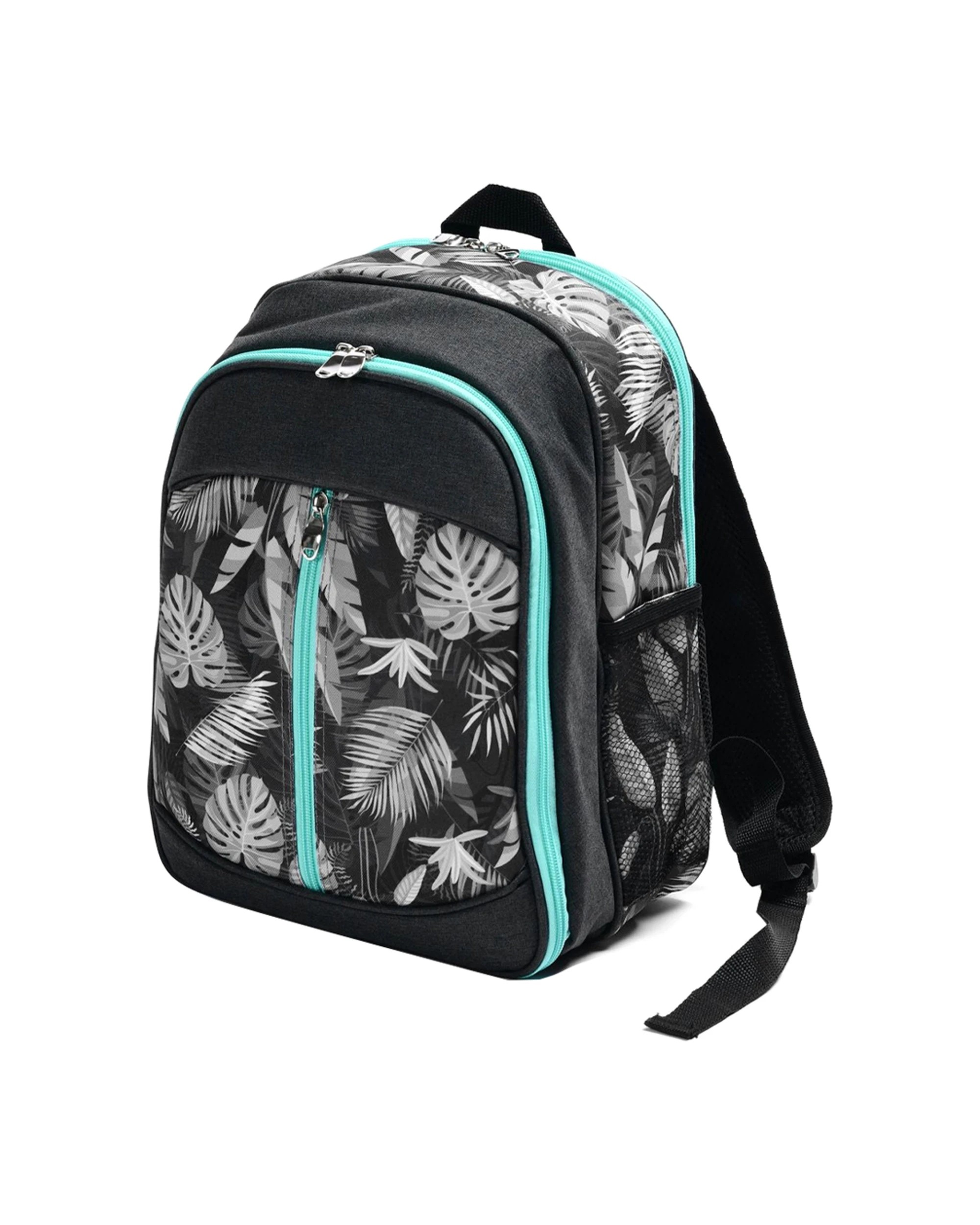 4 Trailmaster 2 Person Insulated Picnic Backpack WithCutlery - Blue, 4 of 6