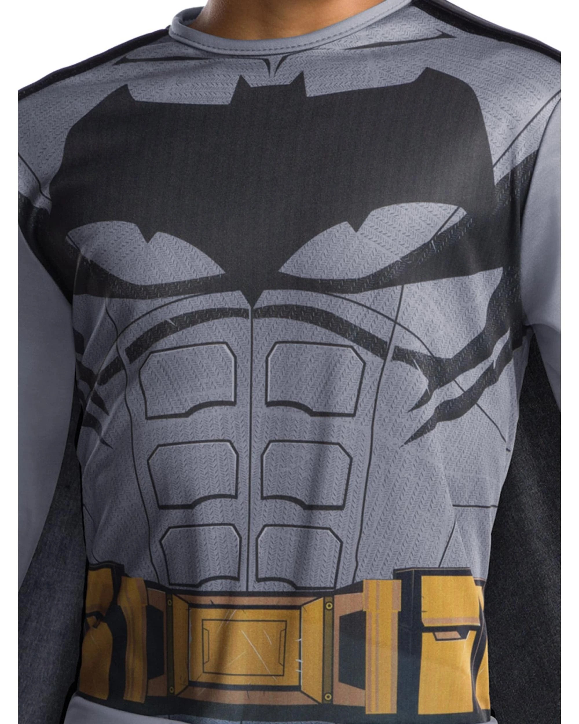 3 DC Batman Classic Grey Jumpsuit Child Costume Size 3-5 Years, 3 of 3