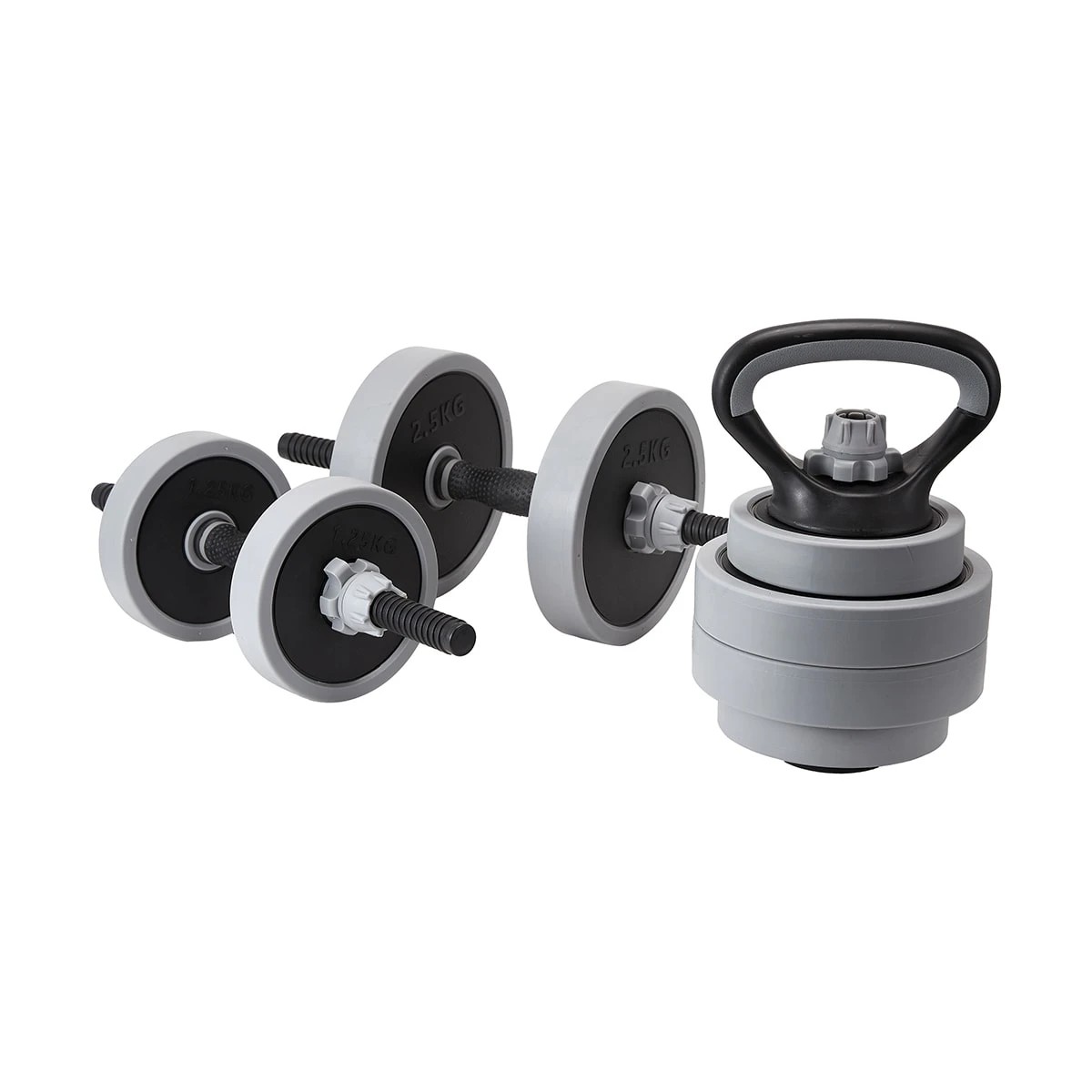 2 15kg Adjustable Kettlebell and Dumbbell Set, 2 of 10