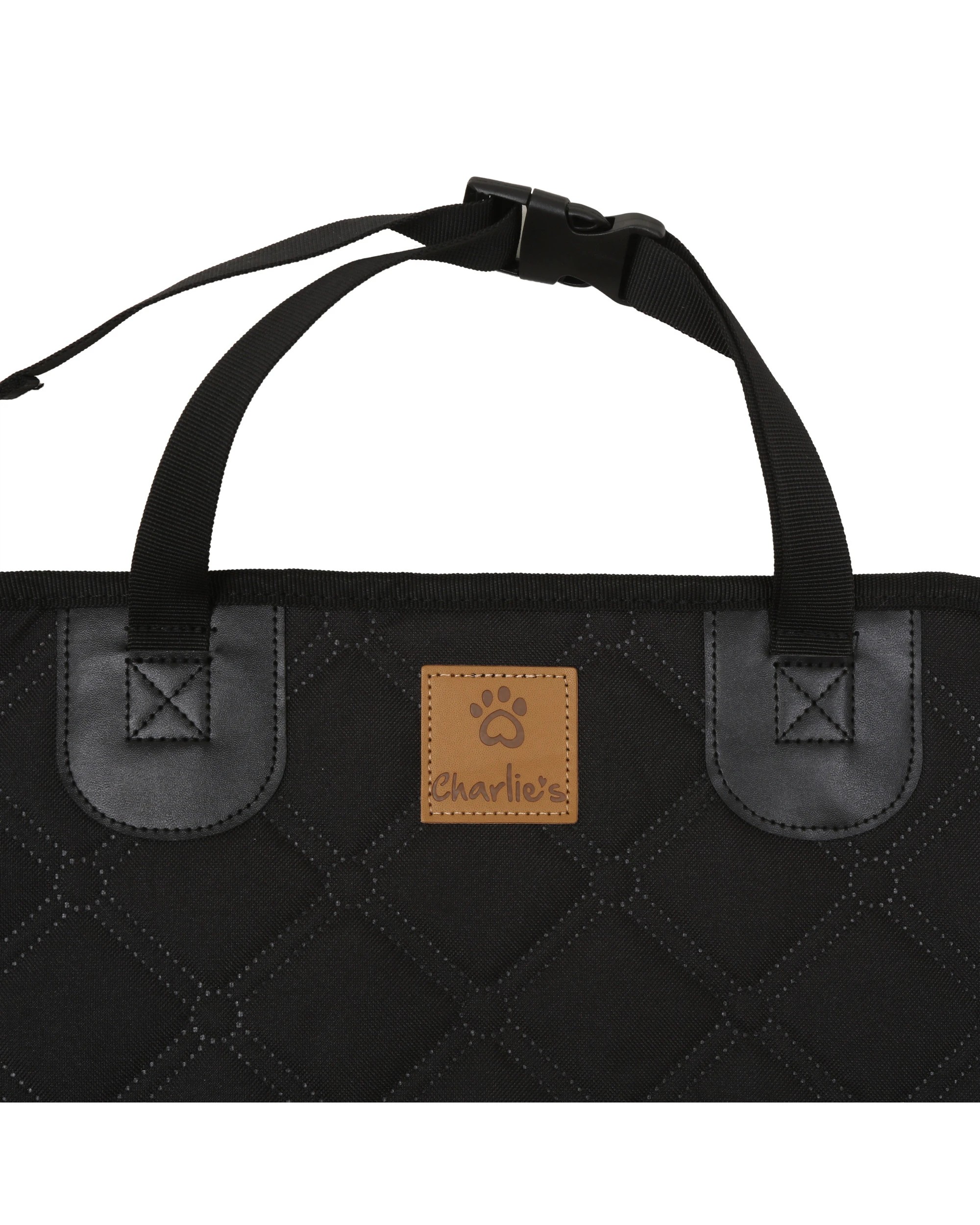 5 Charlie's Adventure Car Seat Protector for Dogs Front Seat - Black, 5 of 9