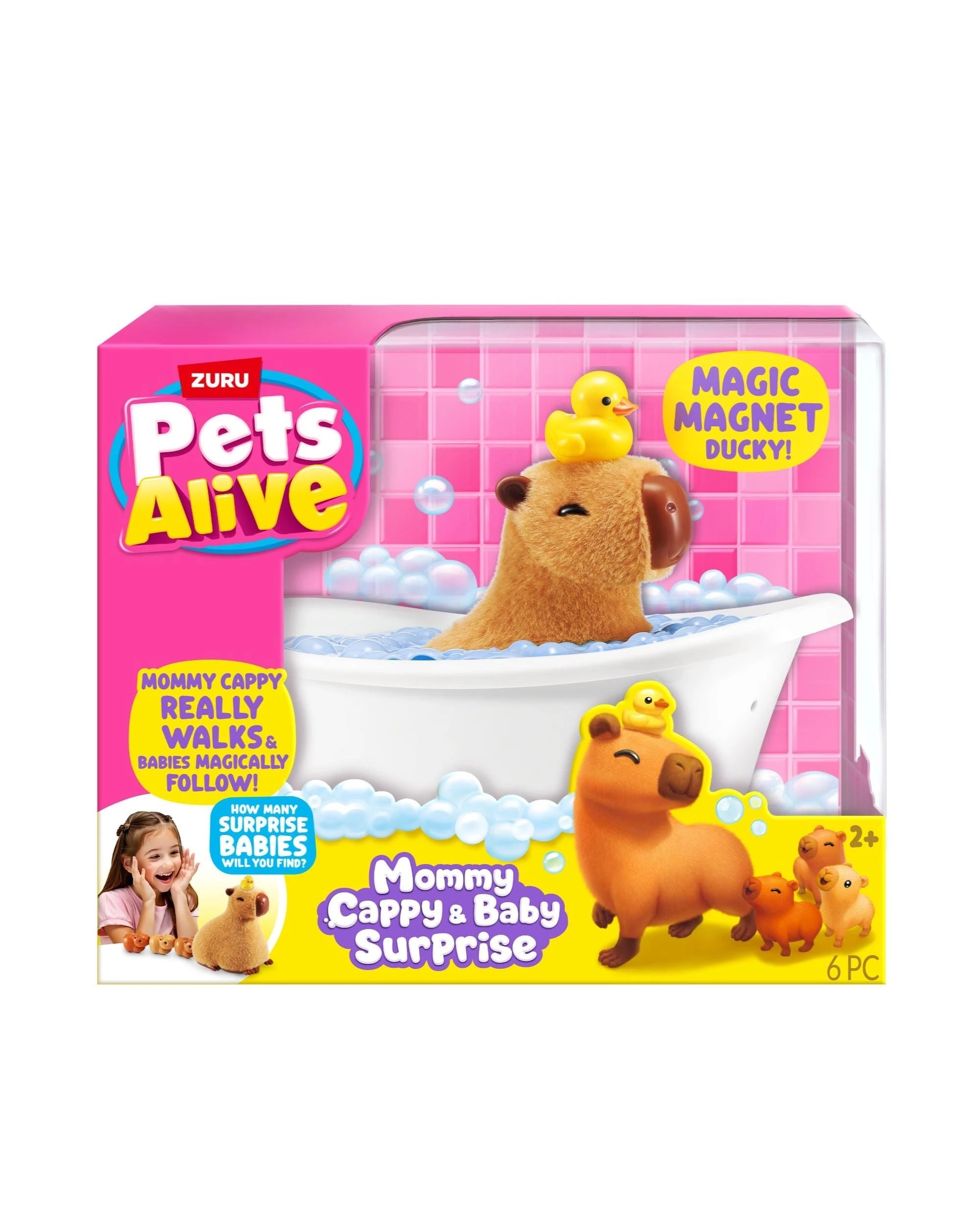 3 Zuru Pets Alive Mommy Capybara and Baby Surprise, 3 of 3
