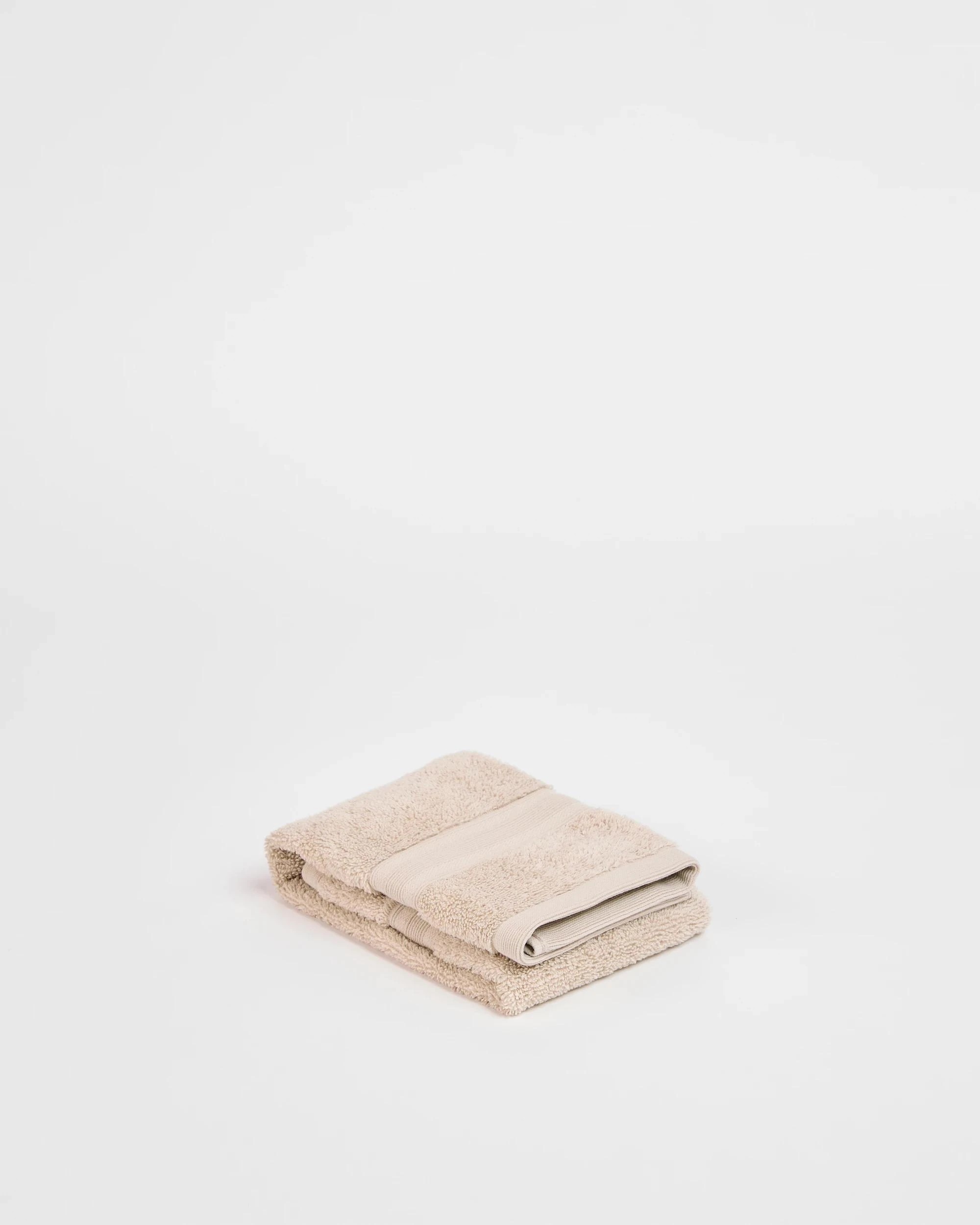 1 Grandeur Australian Cotton Hand Towel - Natural, 1 of 2