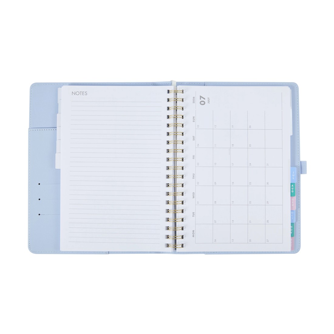 5 2026 Weekly Planner - Blue, 5 of 8