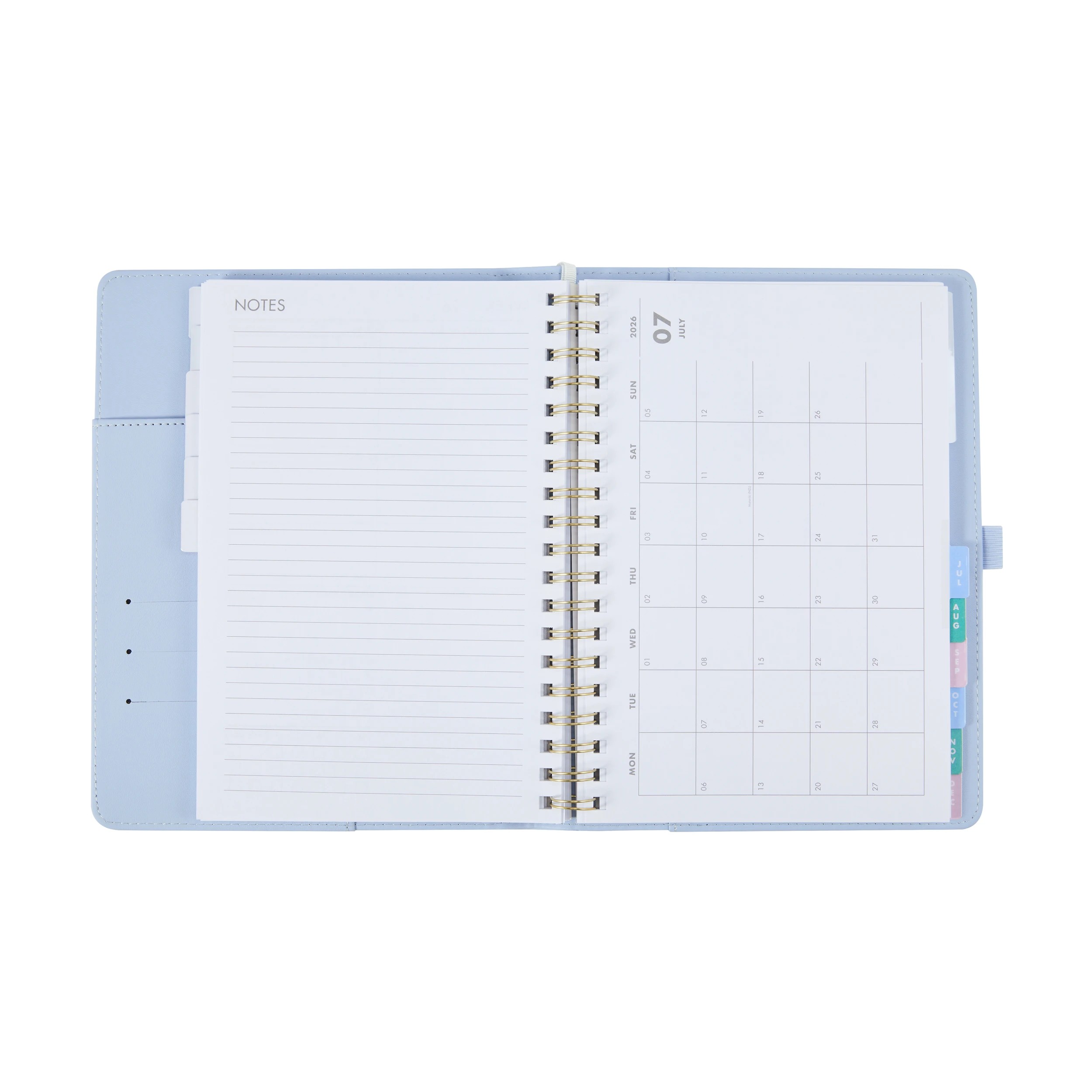 5 2026 Weekly Planner - Blue, 5 of 8