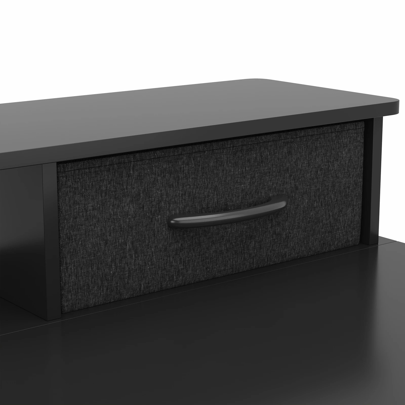 3 Advwin Electric Standing Desk with Monitor Stand 2 Drawers - Black, 3 of 6