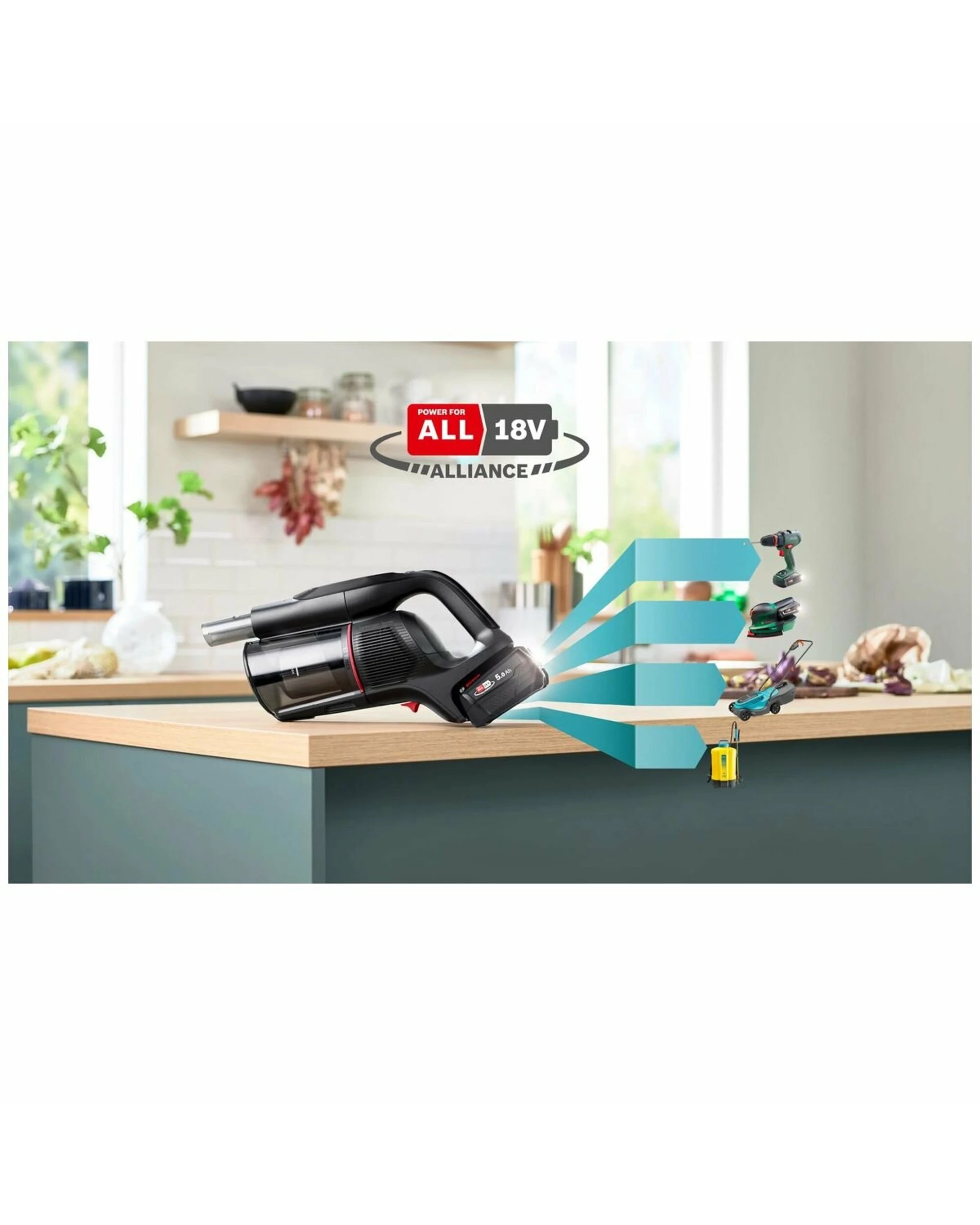 3 Bosch Rechargeable vacuum cleaner, Unlimited 10 ProPower, Black, 3 of 5