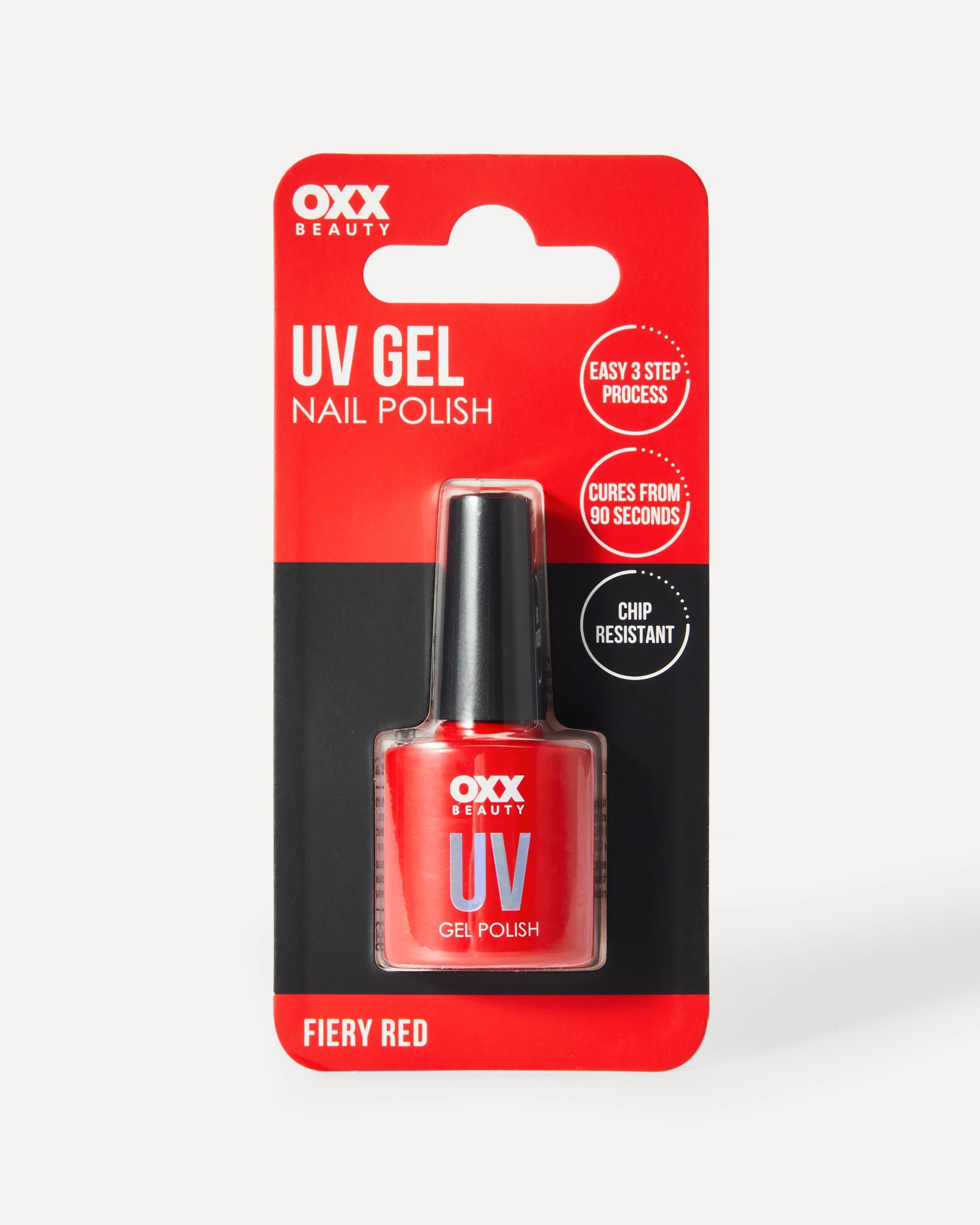 5 OXX Beauty UV Gel Nail Polish - Fiery Red, 5 of 6