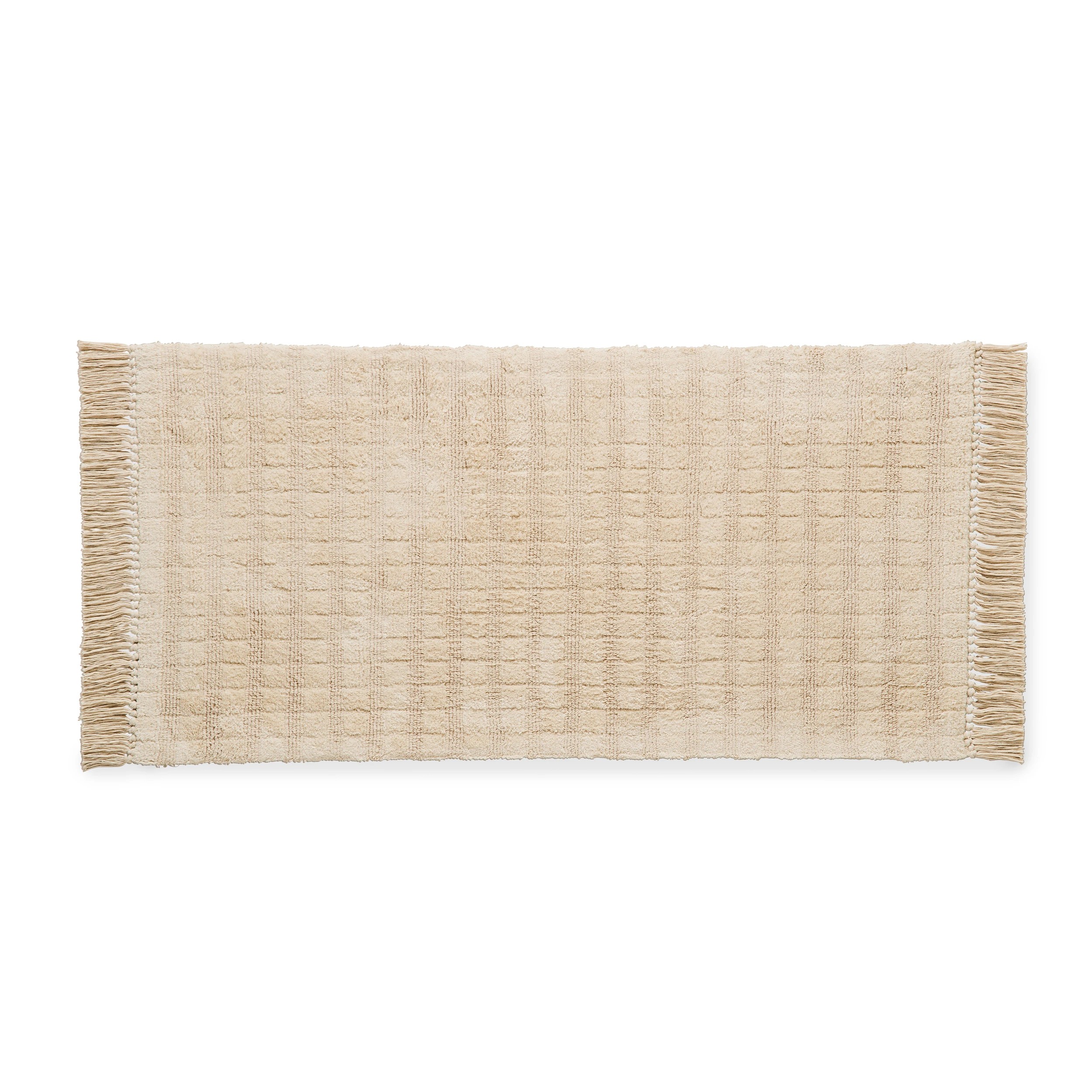 6 Nina Woven Rug - Beige, Small - 140cm x 70cm, 6 of 6