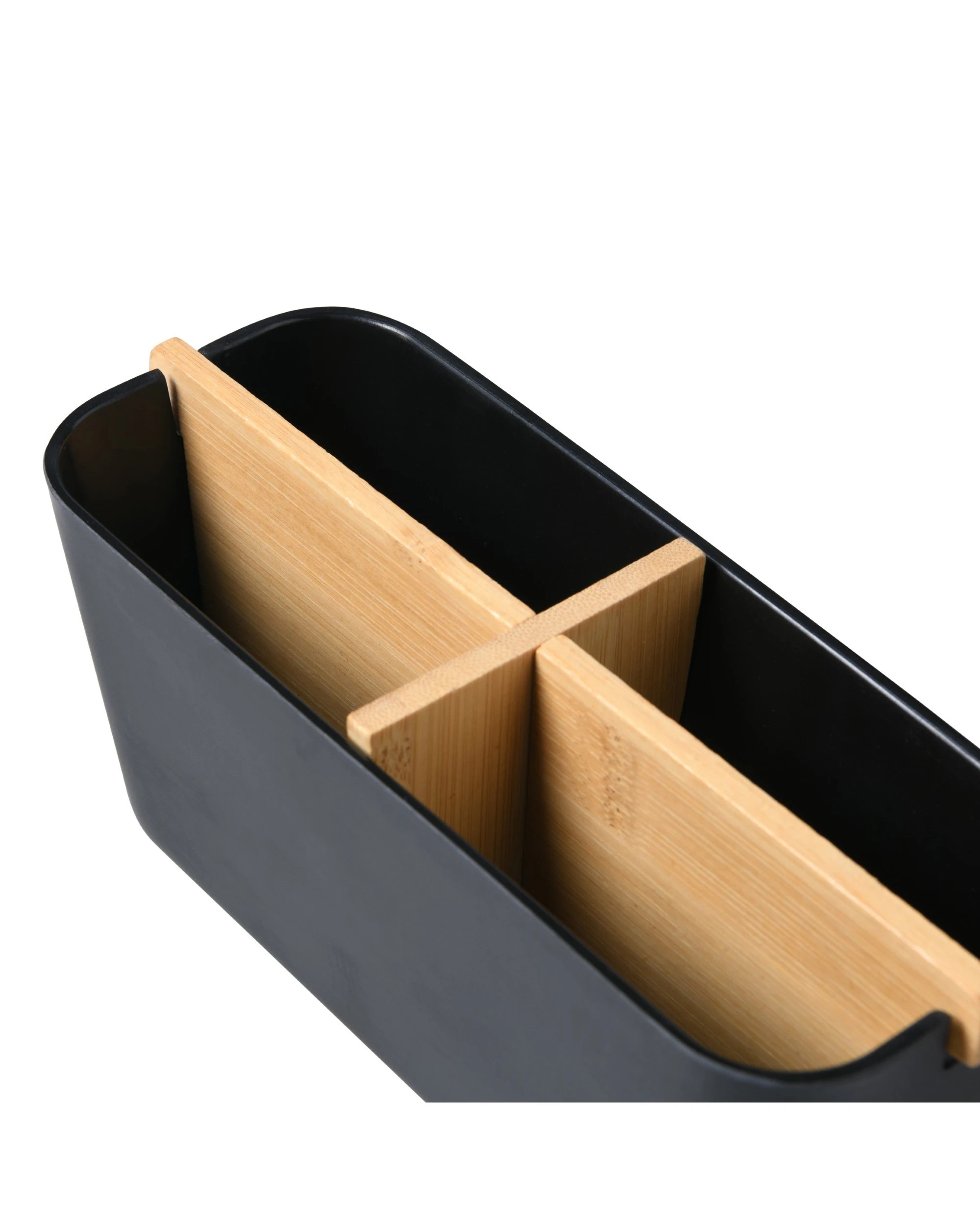 7 Takara Takae Bamboo Multi-Functional Organiser - Black, 7 of 7