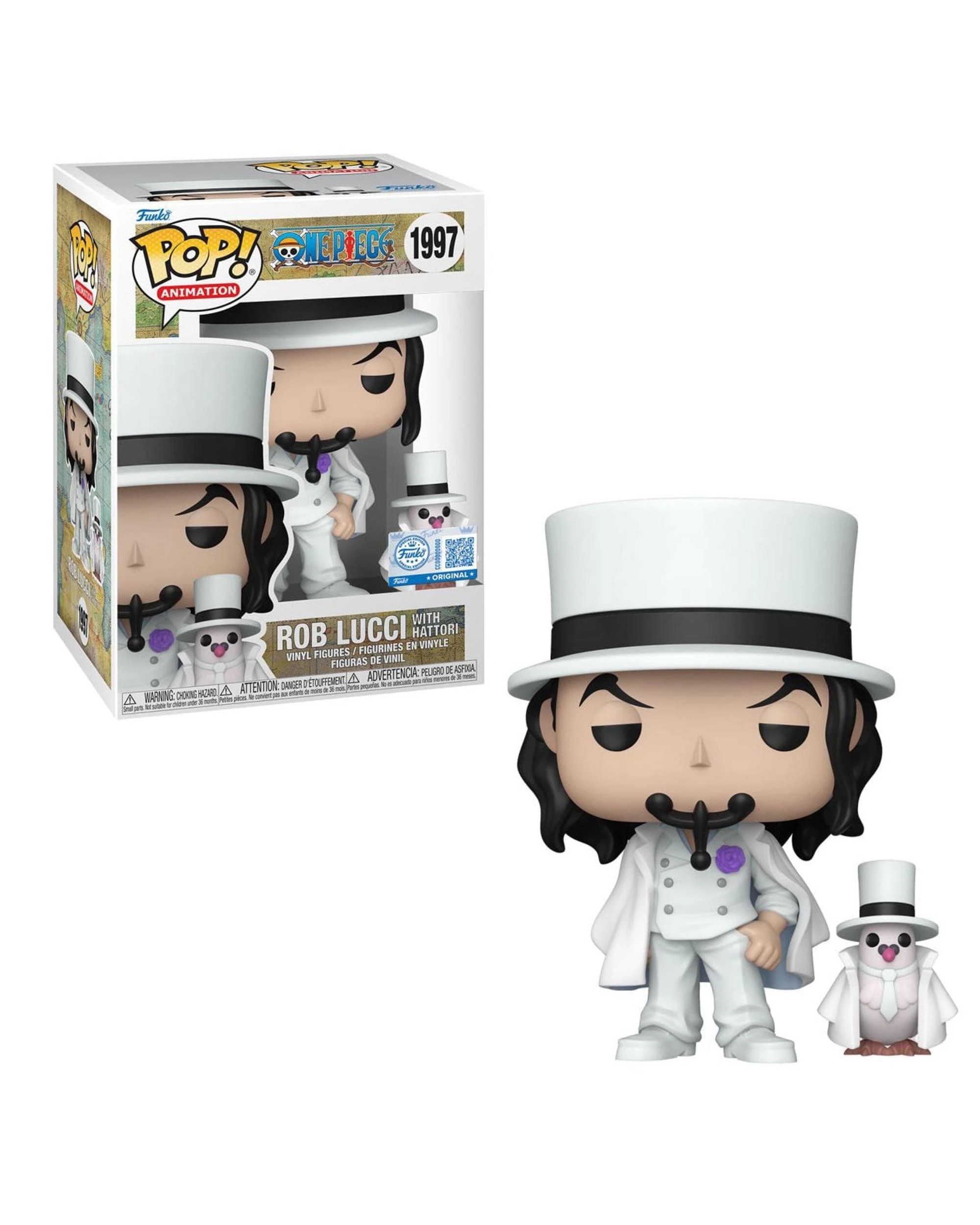 1 One Piece Rob Lucci With Hattori Funko POP! Vinyl, 1 of 6