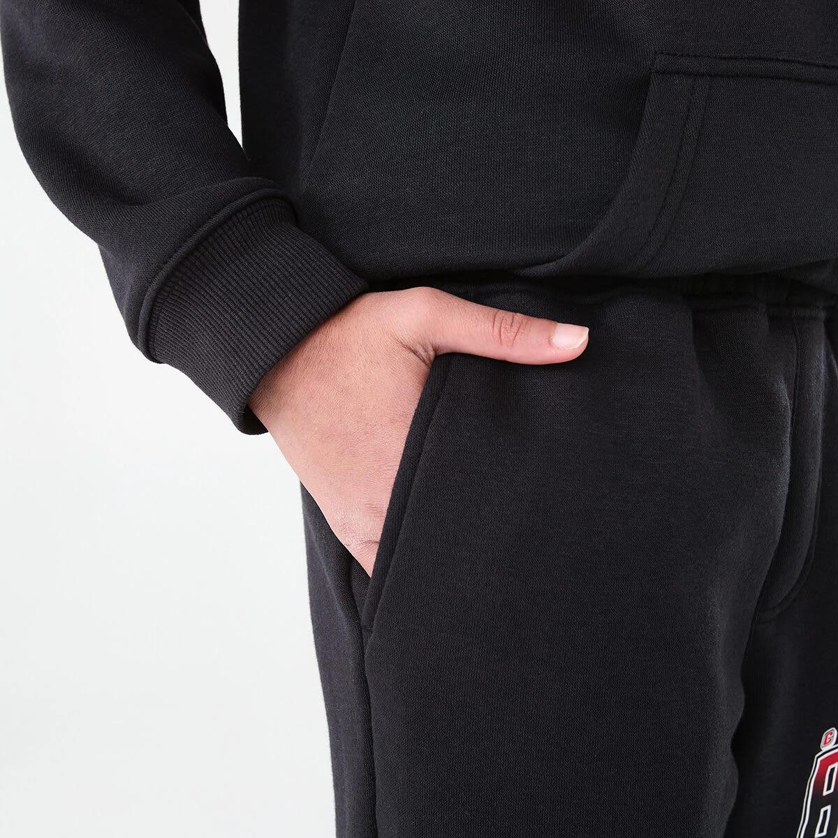 3 Official NBA Kids Trackpants Black Bulls 7cn2, 3 of 9