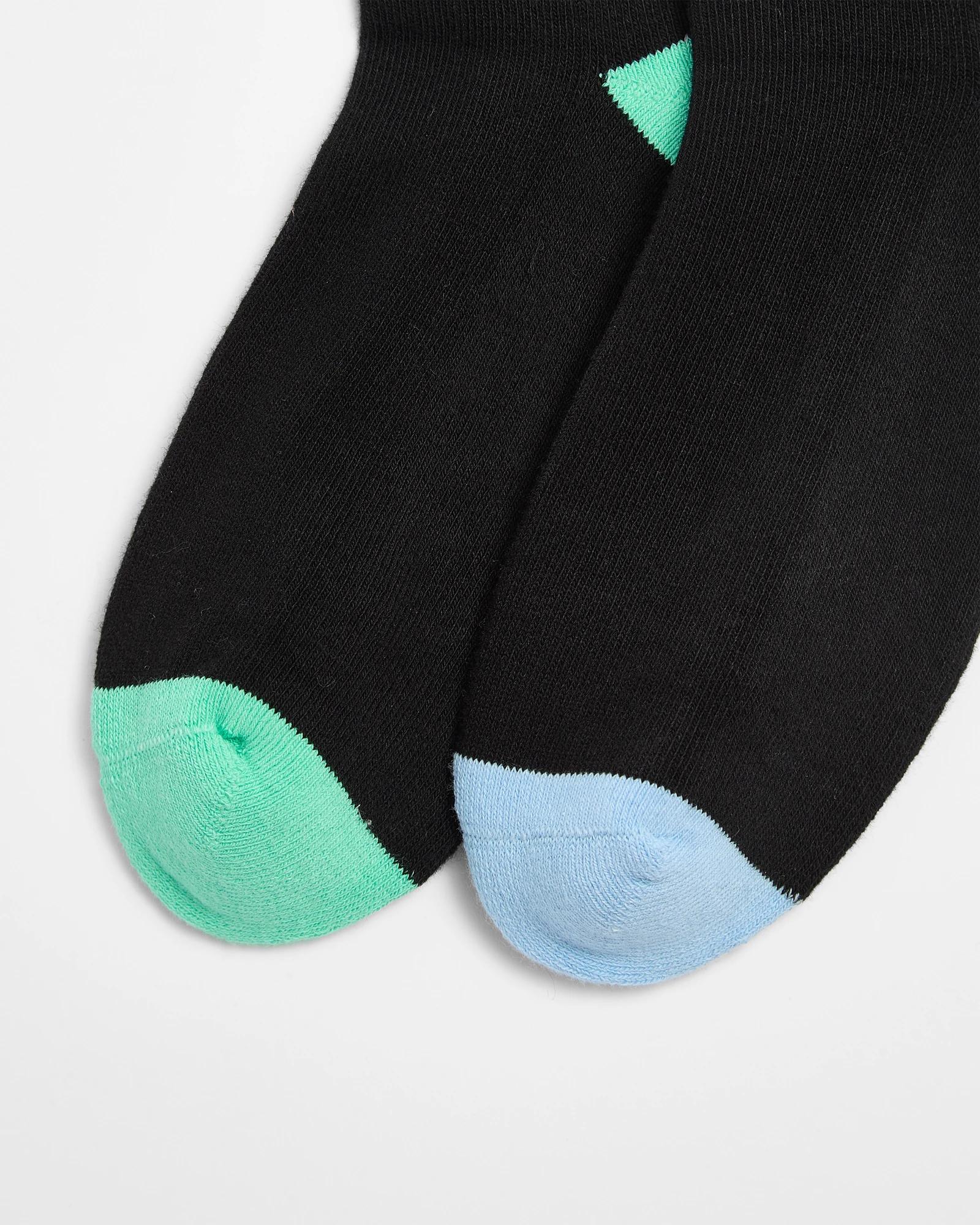 2 Target Australian Cotton Blend 2 Pack Crew Boot Socks BLUE + GREEN, 2 of 3