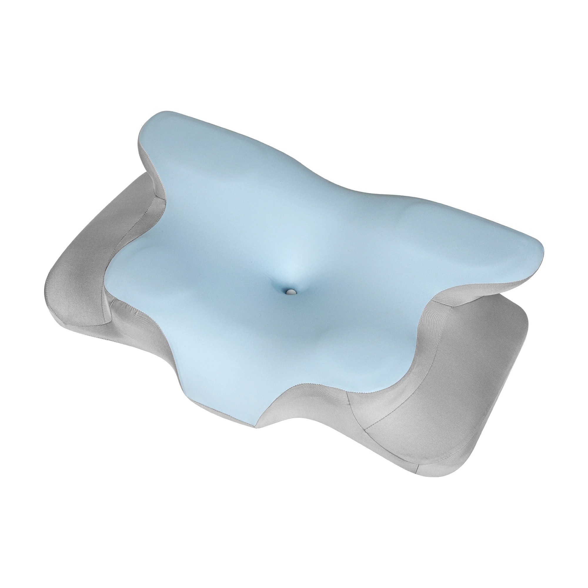 1 Dreamz Cervical Neck Pillow - Blue, 1 of 4