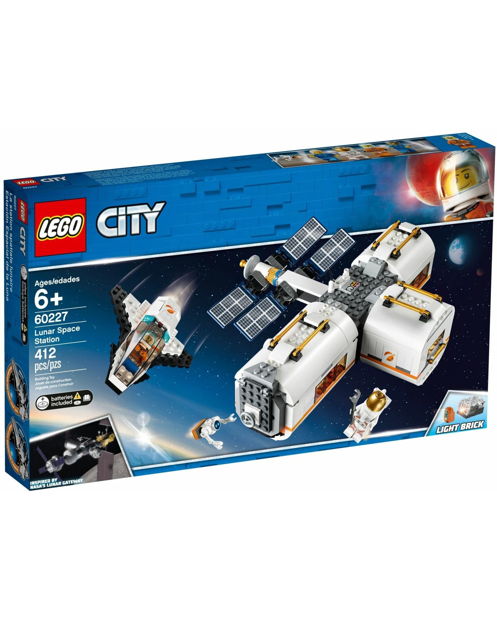 1 LEGO 60227 Lunar Space Station: Modular Space Shuttle & Astronaut Toy, 1 of 5