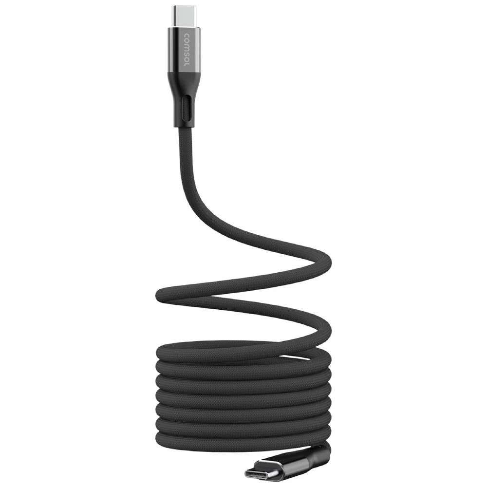 1 Comsol Magnetic USB-C Cable 2m Black, 1 of 4