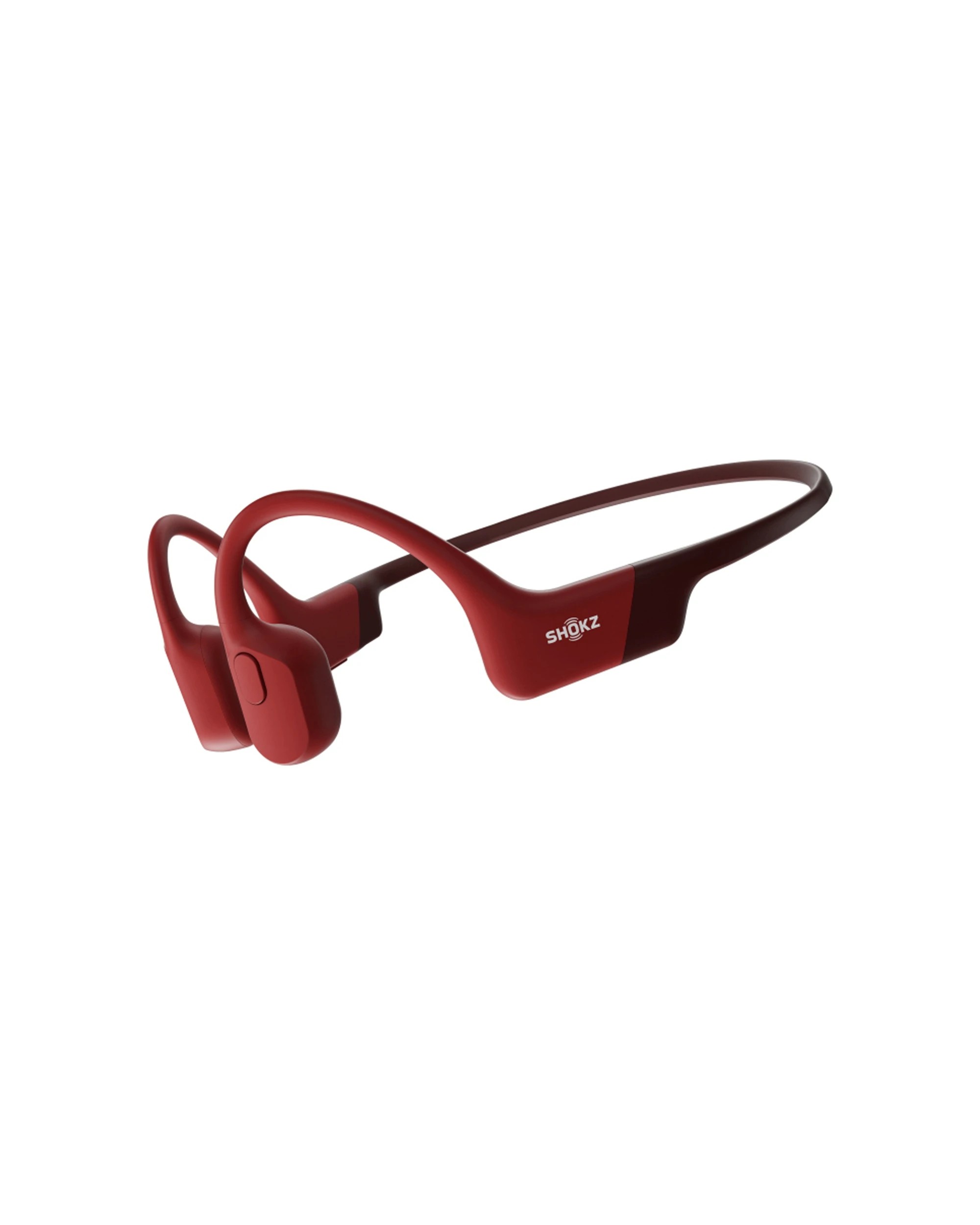 1 Shokz OpenRun Bone Conduction Headphones - Waterproof - Bluetooth - Open-Ear - Red, 1 of 4