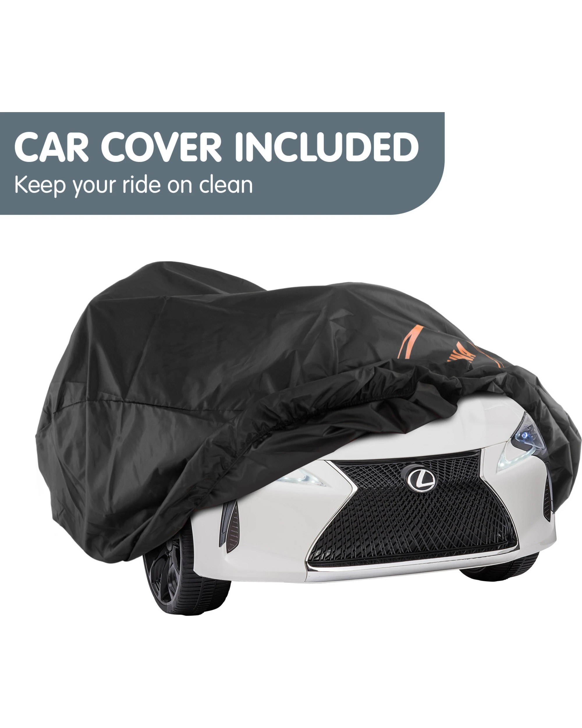 2 Kahuna Licensed Lexus LC 500 Kids Electric Ride On Car - White, 2 of 10