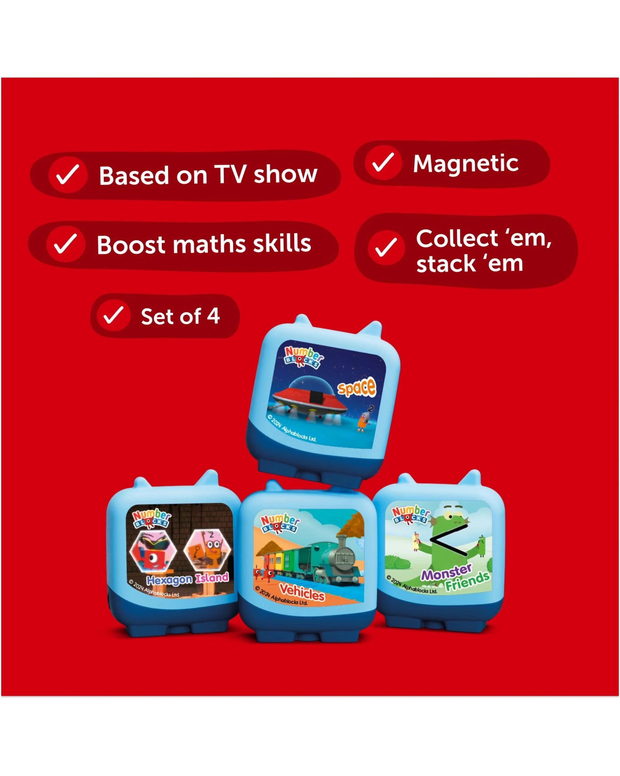 2 Numberblocks - Numberblocks Clever Pocket Tonie - Multi, 2 of 8