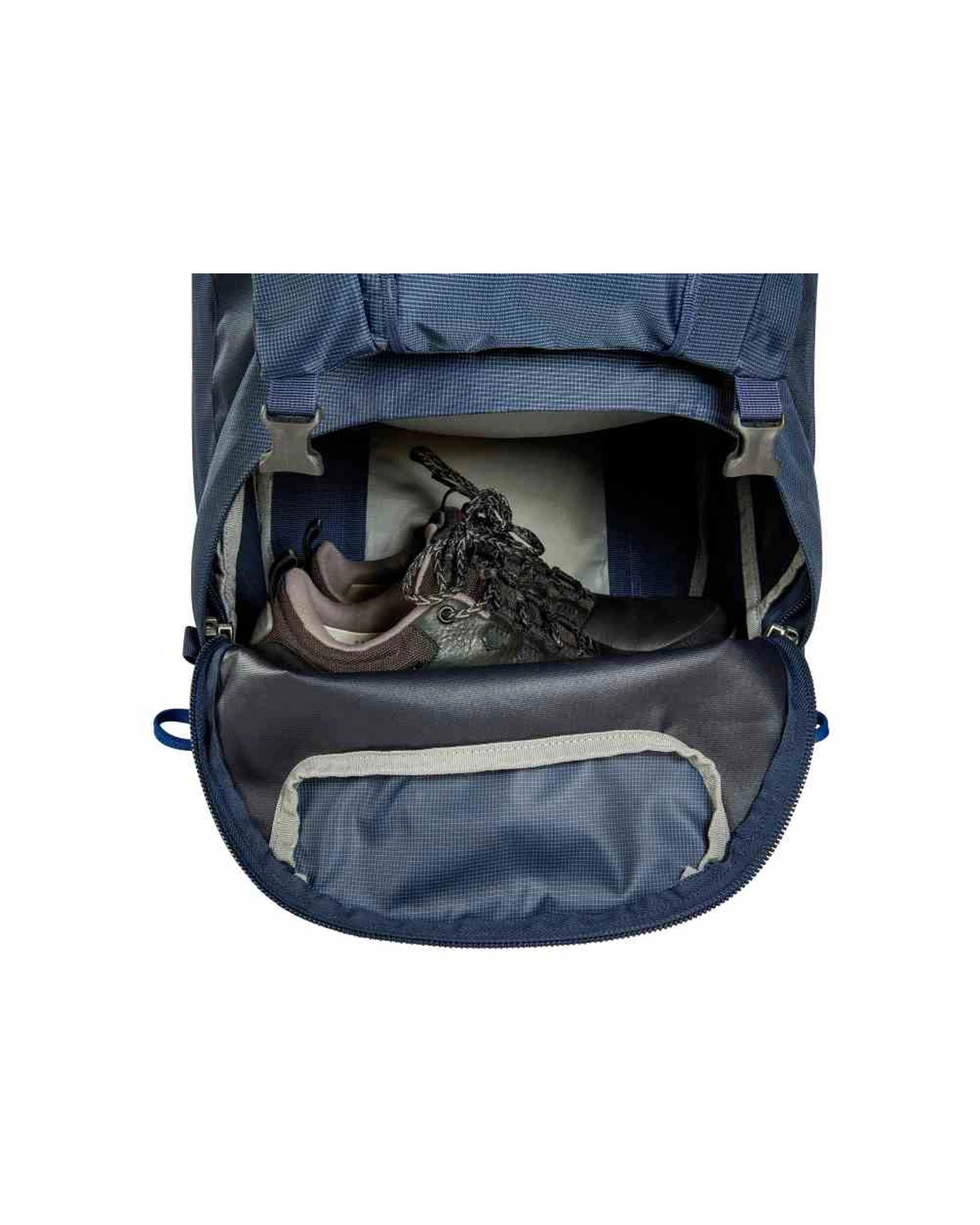 8 Tatonka Yukon 60 Plus 10L Travel Backpack Removable Lid Ergonomic Hip Strap - Blue, 8 of 10