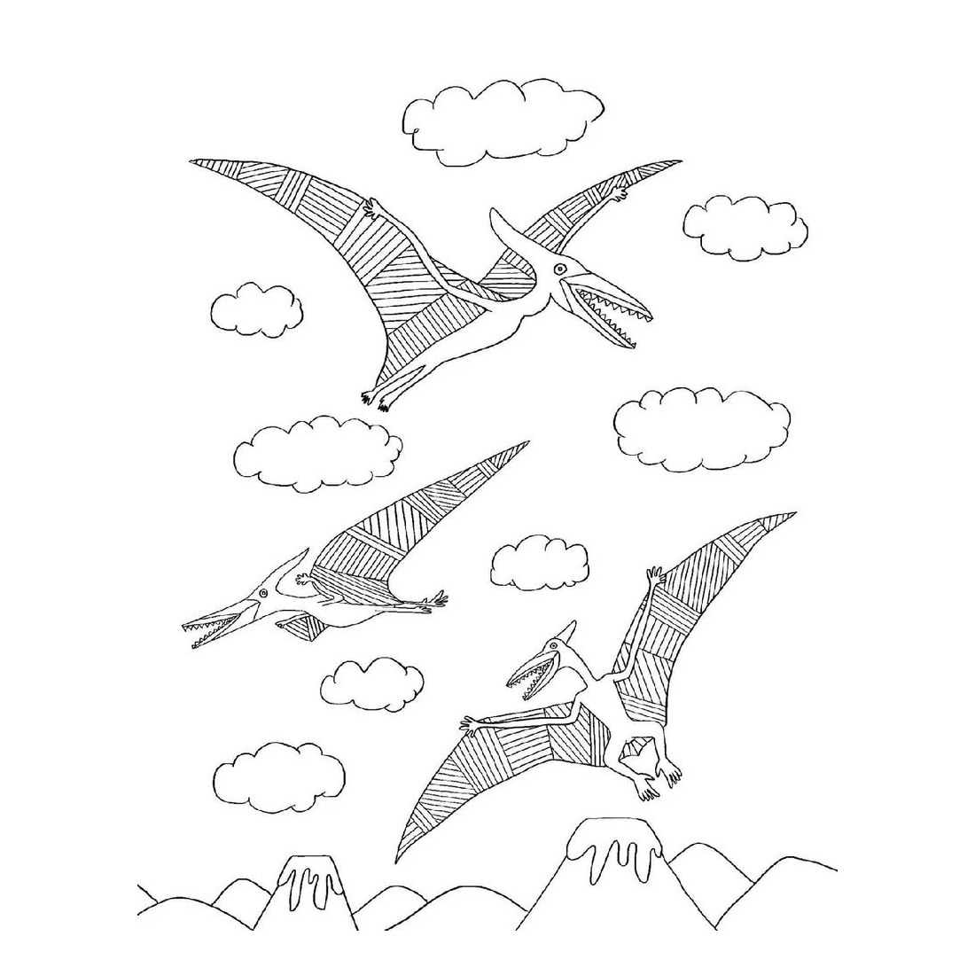 3 Colour-Your-Own Gallery Wall Art Colouring Book Dinosaurs, 3 of 3