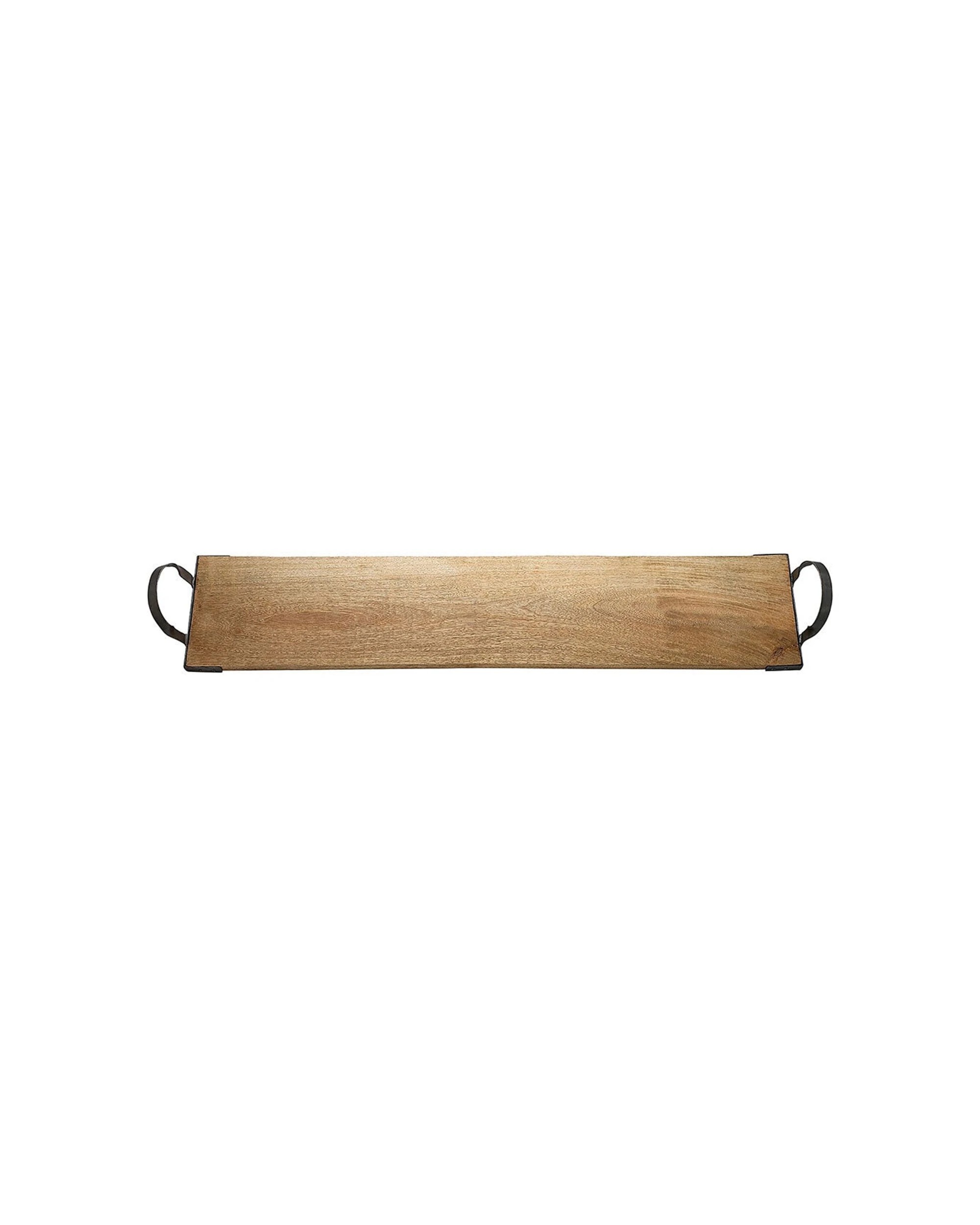 1 Ecology Arcadian Serving Board Long Centrepiece With Handles Large Mango Wood Platter 100cm Size - Natural, 1 of 3