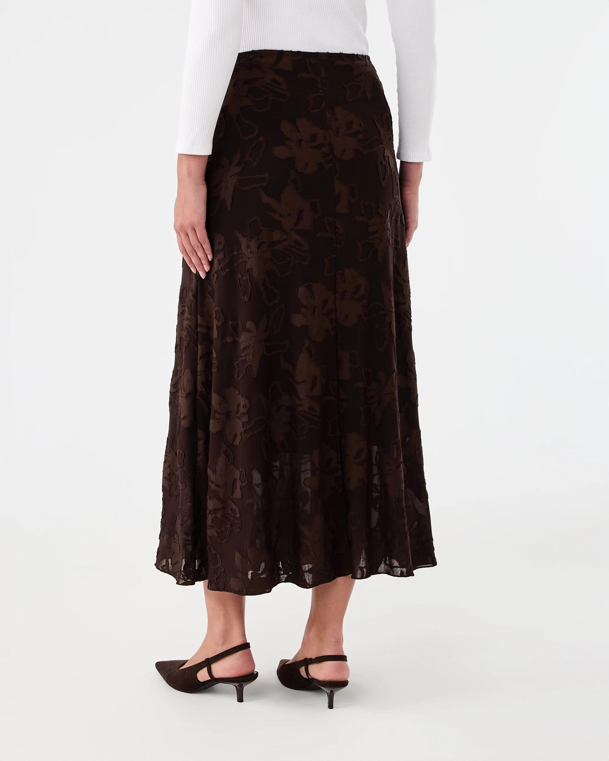 3 Jacquard Skirt Melt Brown, 3 of 5