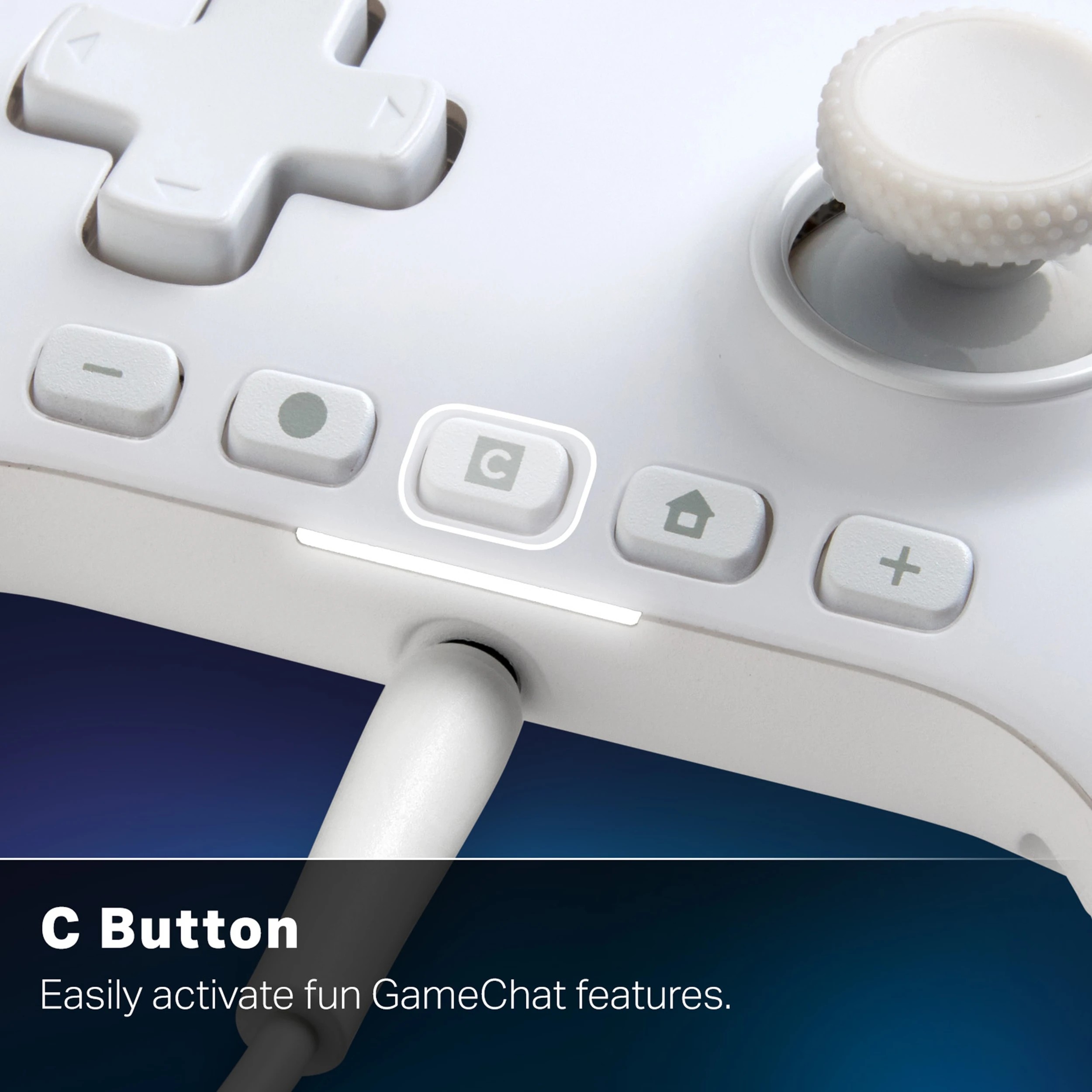 6 White Light Up Wired Controller Nintendo Switch 2 - White, 6 of 10