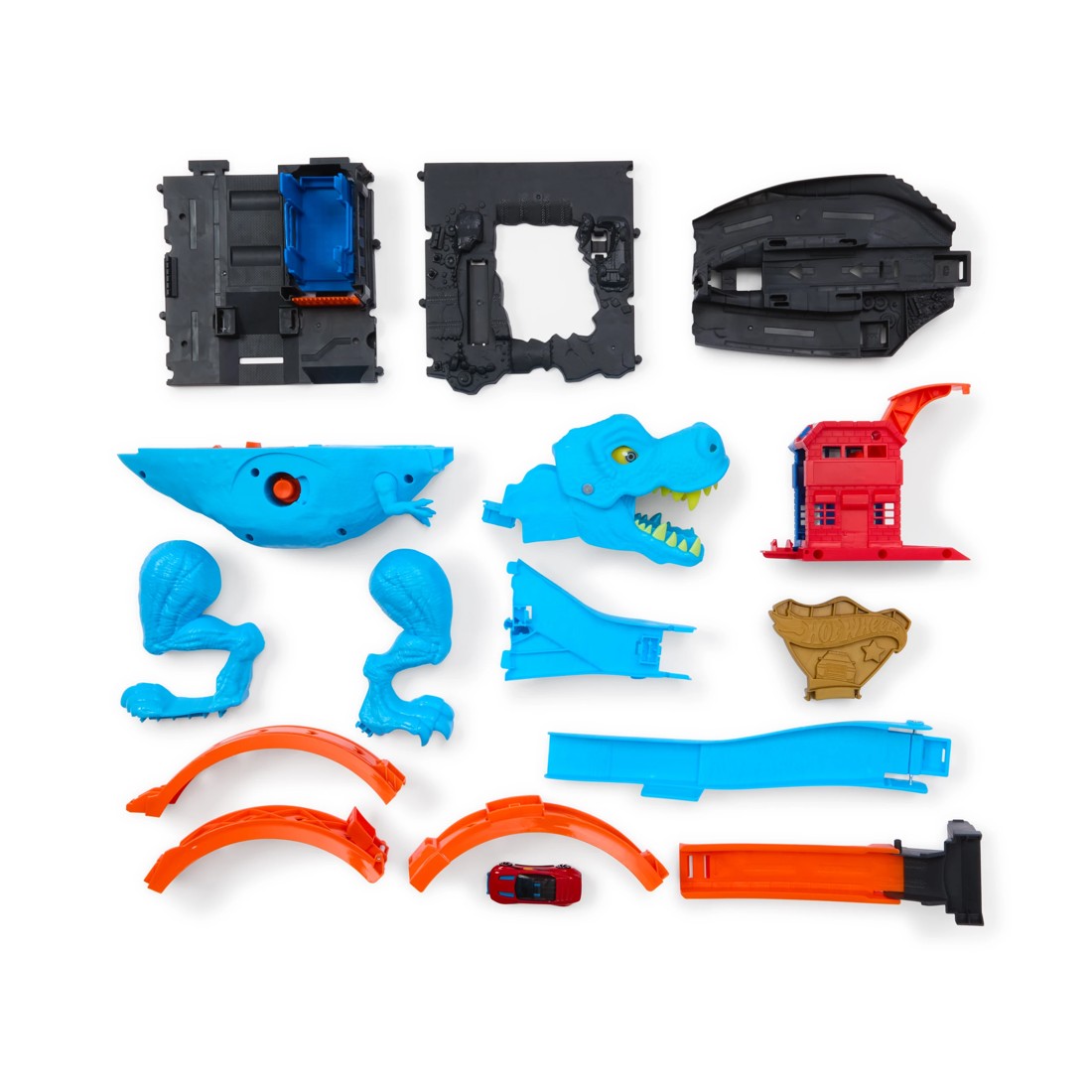 7 Hot Wheels City T-Rex Chomp Down Playset, 7 of 8