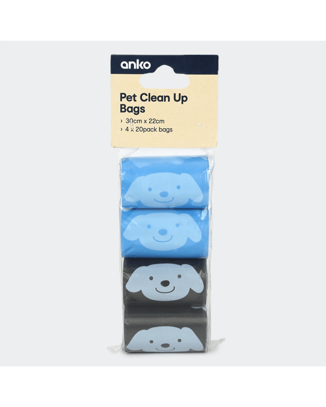 Pet Clean Up Bags 80 Pack - Asso