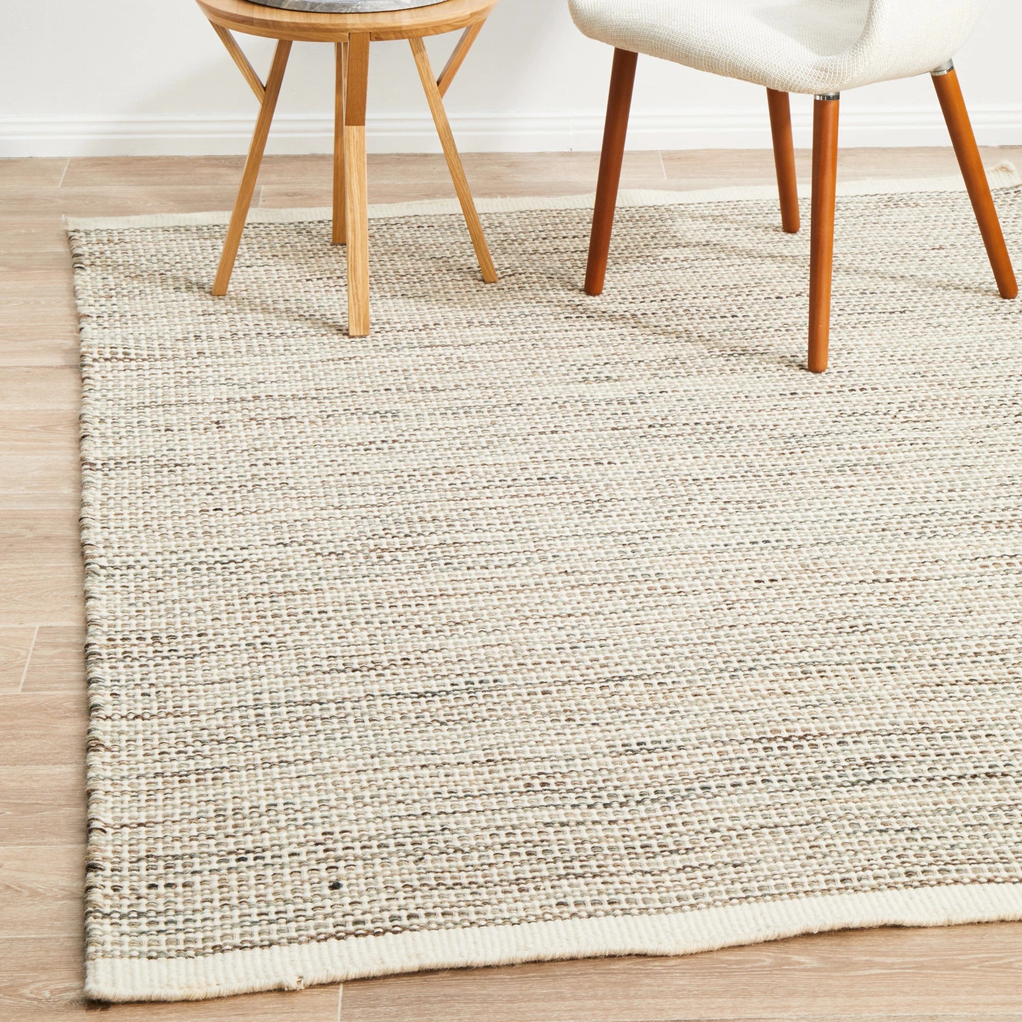 4 Common Ground Rugs Nordica 310 225x155cm - Medium Wool Rug - Beige, 4 of 9