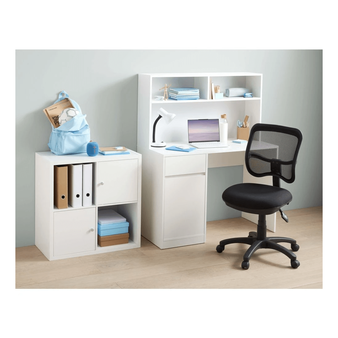 8 Horsen 4 Cube Bookcase White, 8 of 9