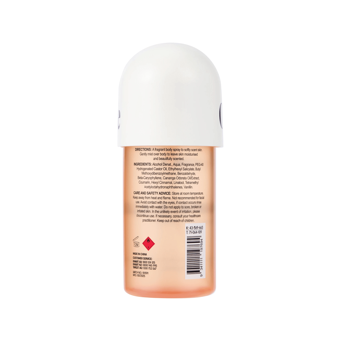 3 OXX Fragrance Vanille Body Mist 170ml - Vanilla, Almond and Sandalwood, 3 of 4