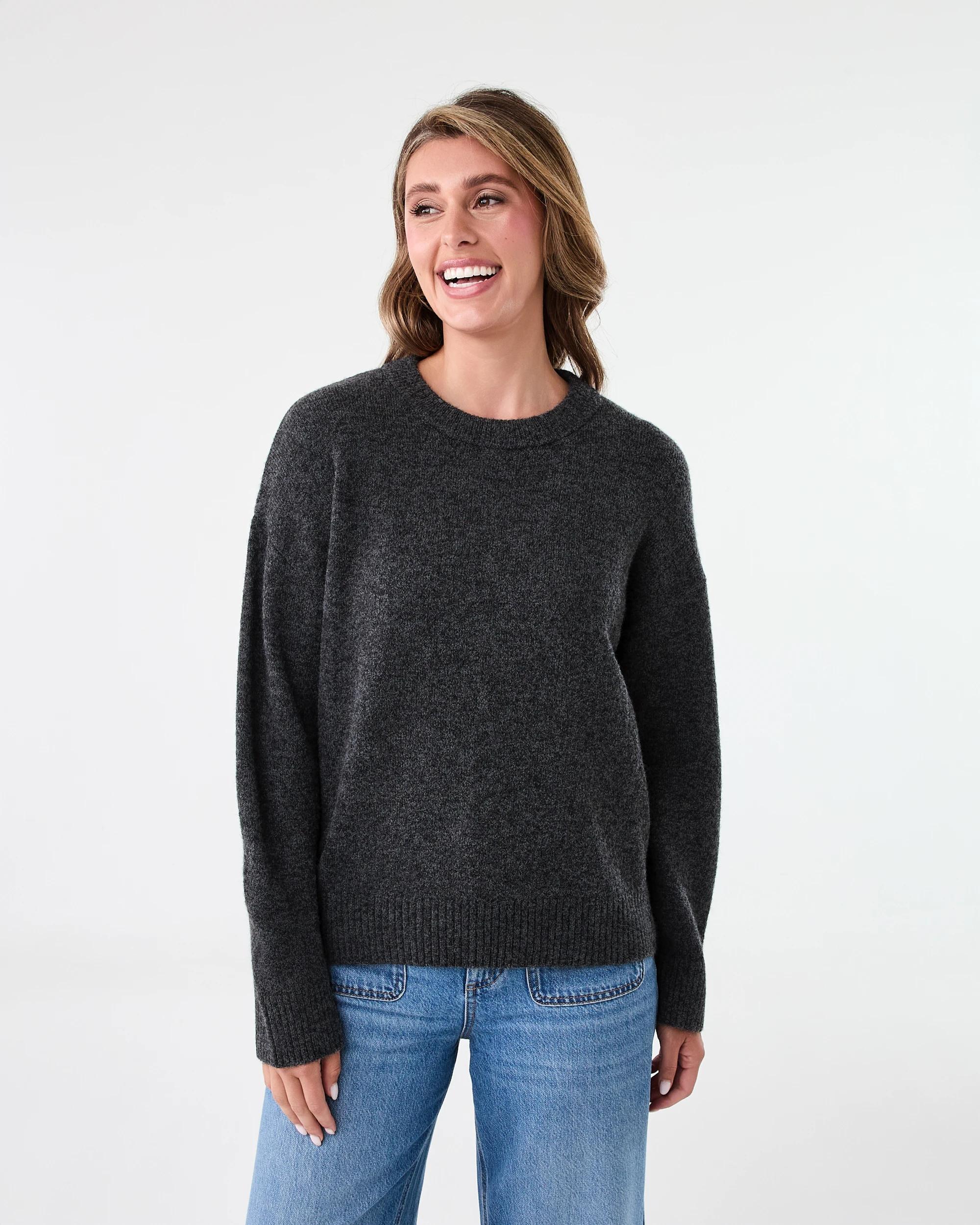 1 Relaxed Jumper Gry Chmrle, 1 of 7