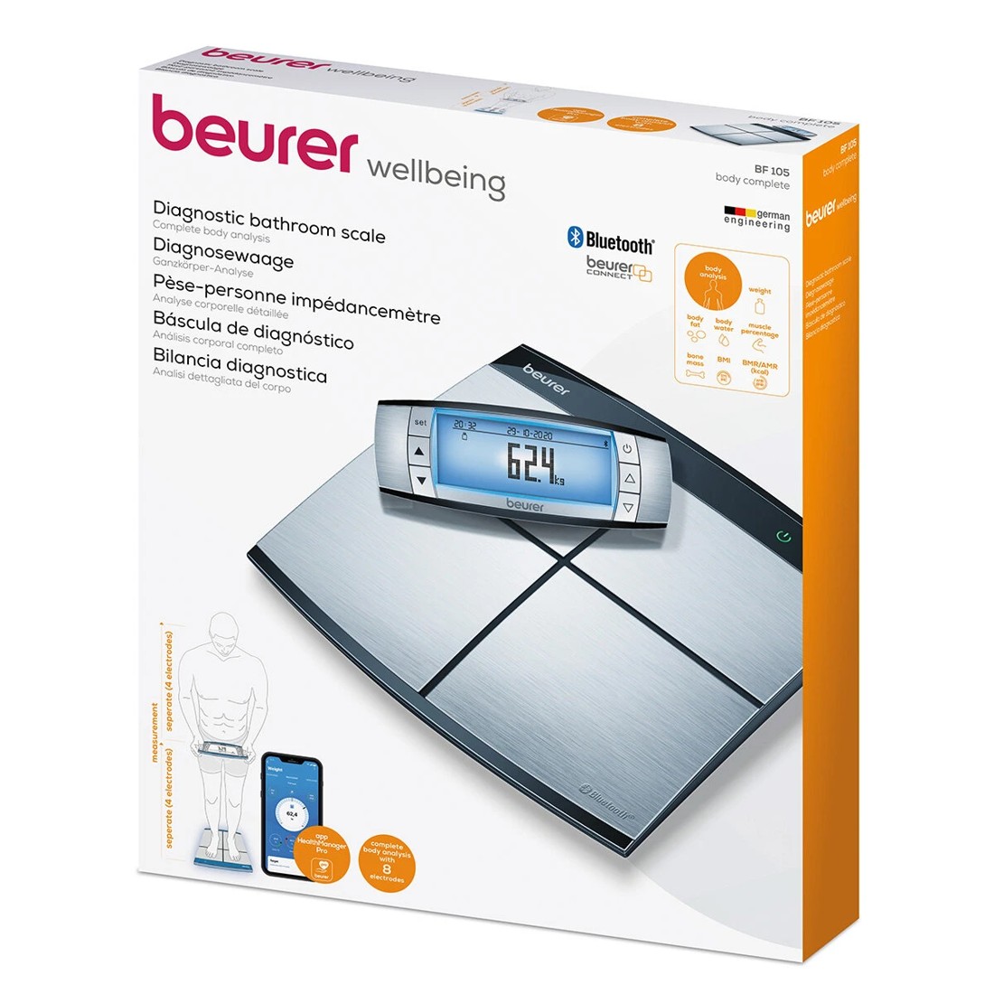 4 Beurer Body Complete Diagnostic Bathroom Scale, 4 of 5
